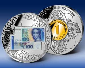 Banknotenprägung "100 Mark-Schein Clara Schumann"
