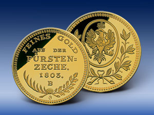 Neuprägung Preußischer Golddukat 1803