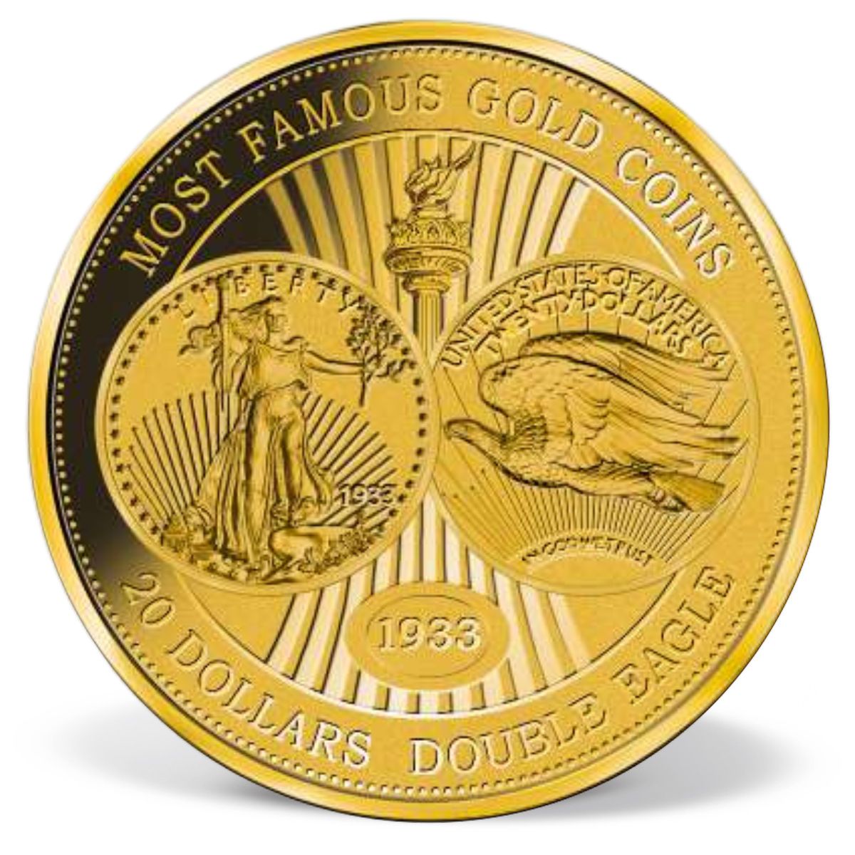 Produktbild von 1/200 Unze Feingold-Münze '20 Dollar Double Eagle'