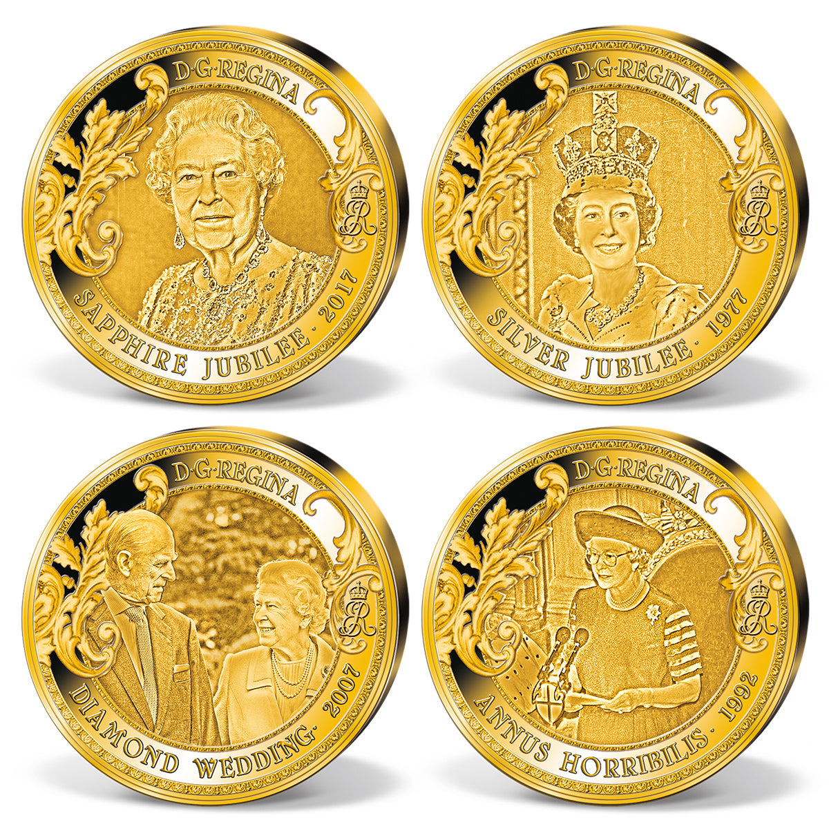 Produktbild von 24er Komplett-Set 'Queen Elizabeth II.'
