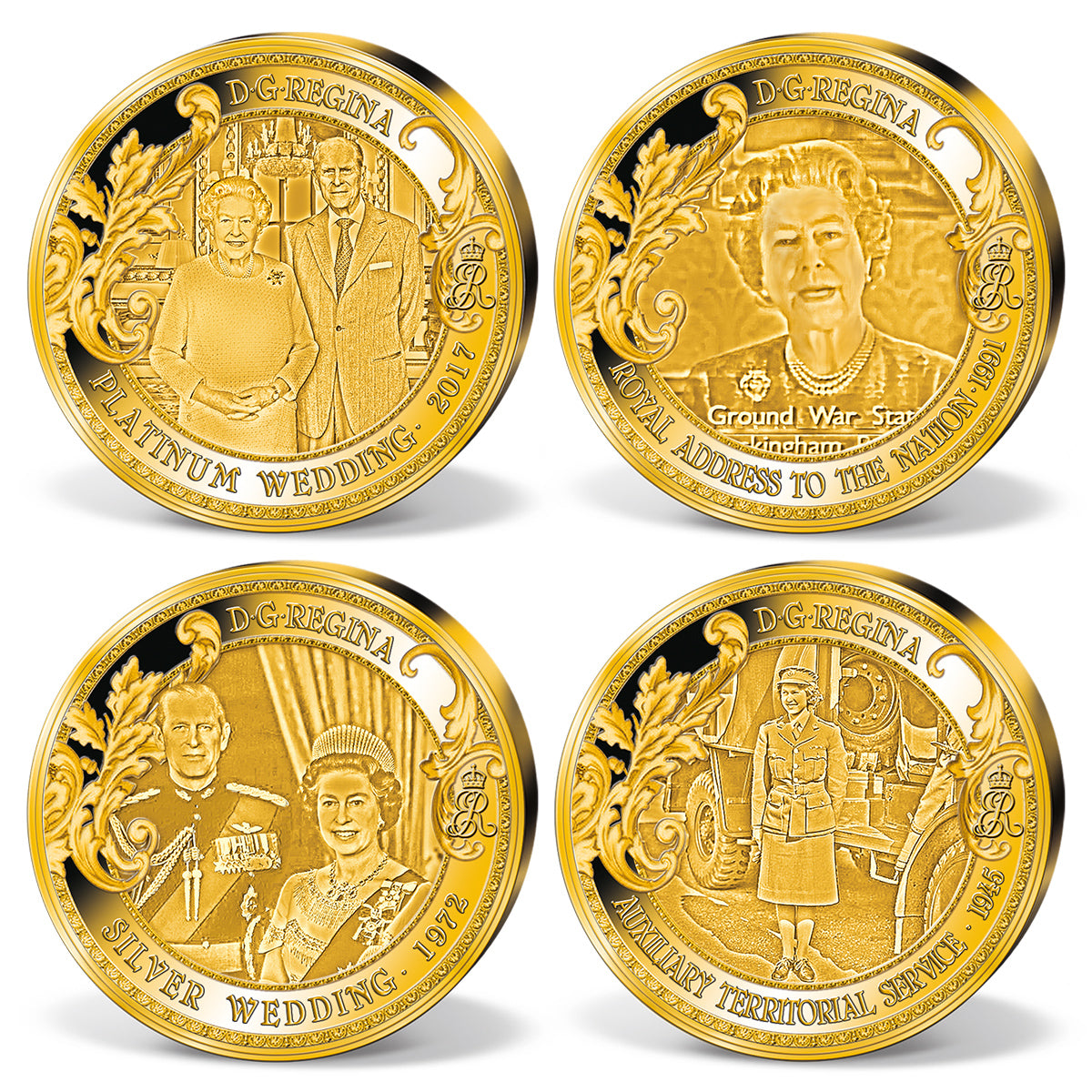 Produktbild von 24er Komplett-Set 'Queen Elizabeth II.'