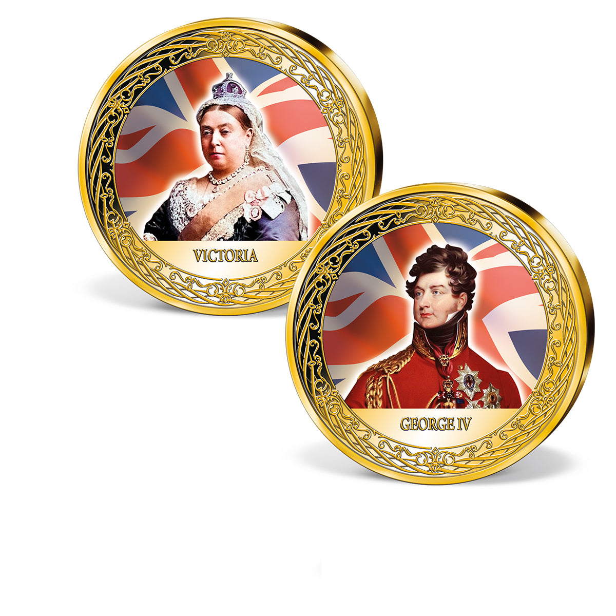 Produktbild von 13er Komplett-Set 'Großbritanniens Könige und Königinnen'