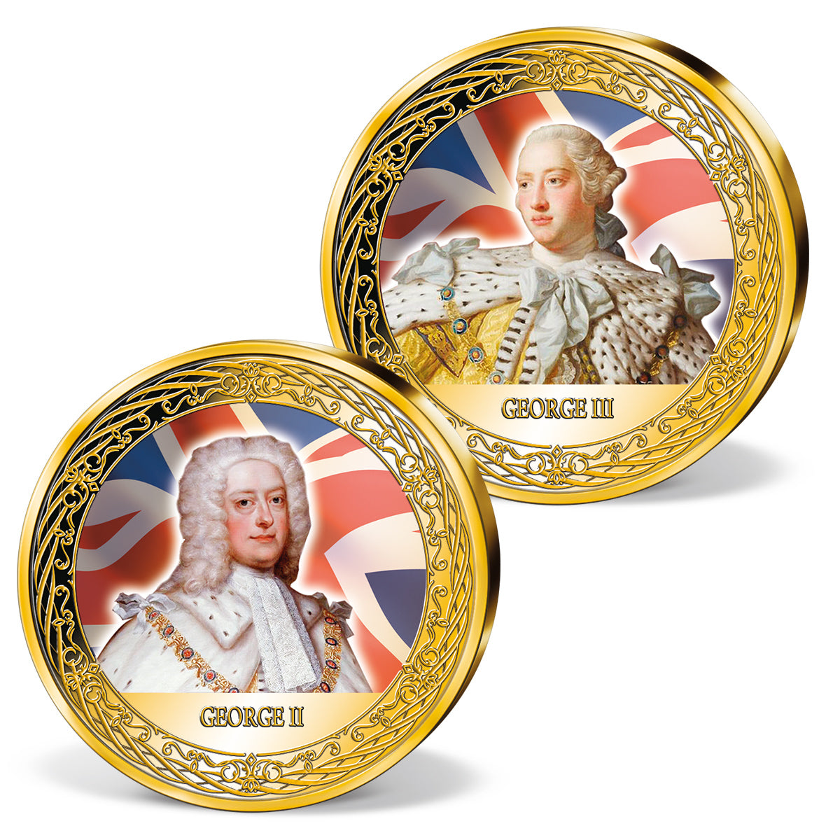 Produktbild von 13er Komplett-Set 'Großbritanniens Könige und Königinnen'