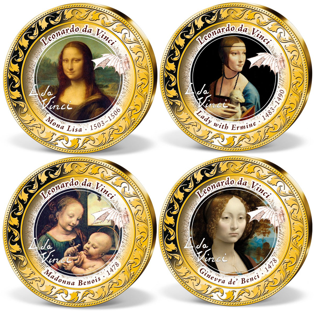Produktbild von 24er Komplett-Set 'Leonardo da Vinci'