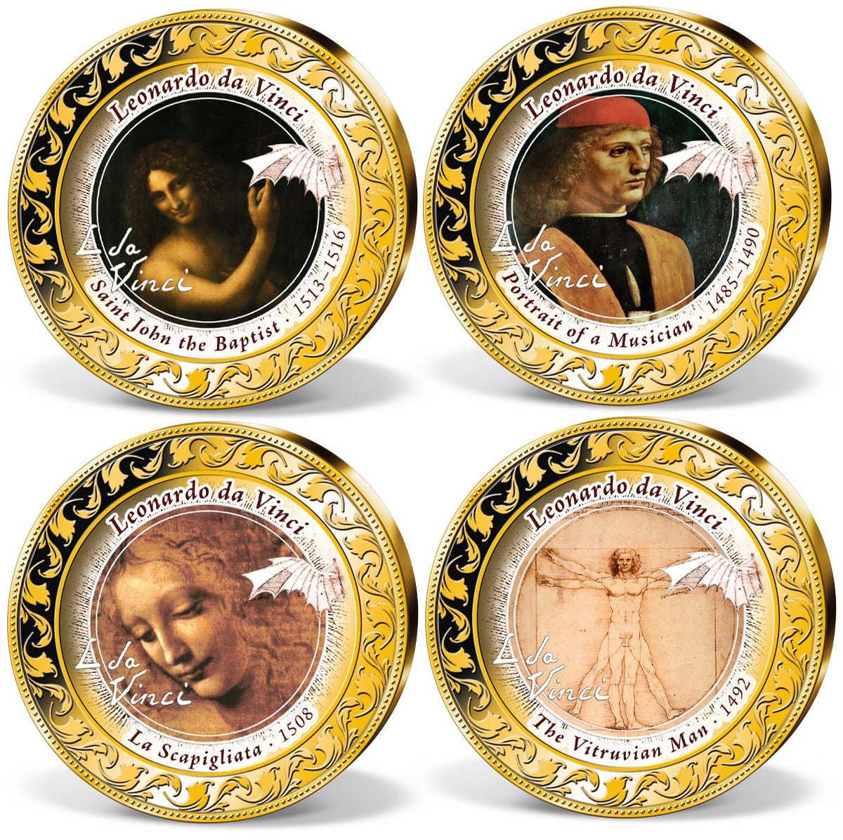 Produktbild von 24er Komplett-Set 'Leonardo da Vinci'