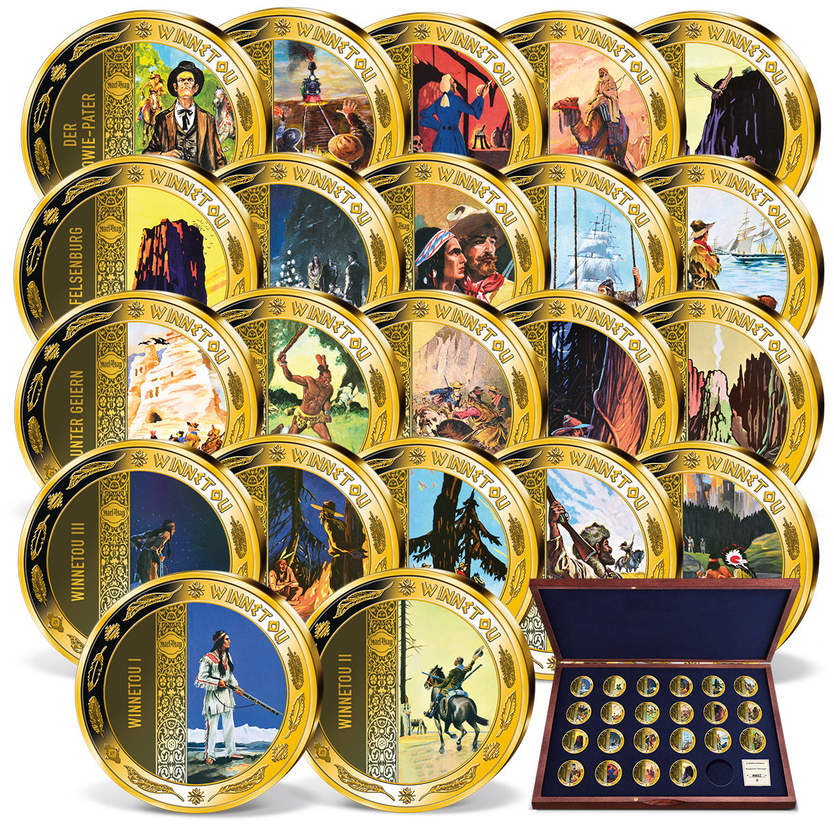 Produktbild von 22er Komplett-Set 'Winnetou'