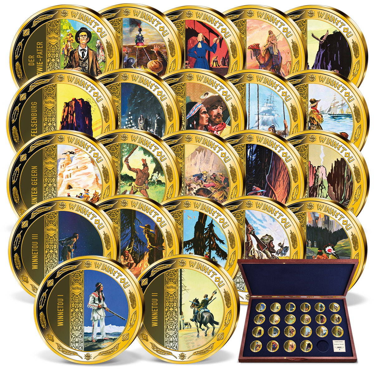Produktbild von 22er Komplett-Set 'Winnetou'
