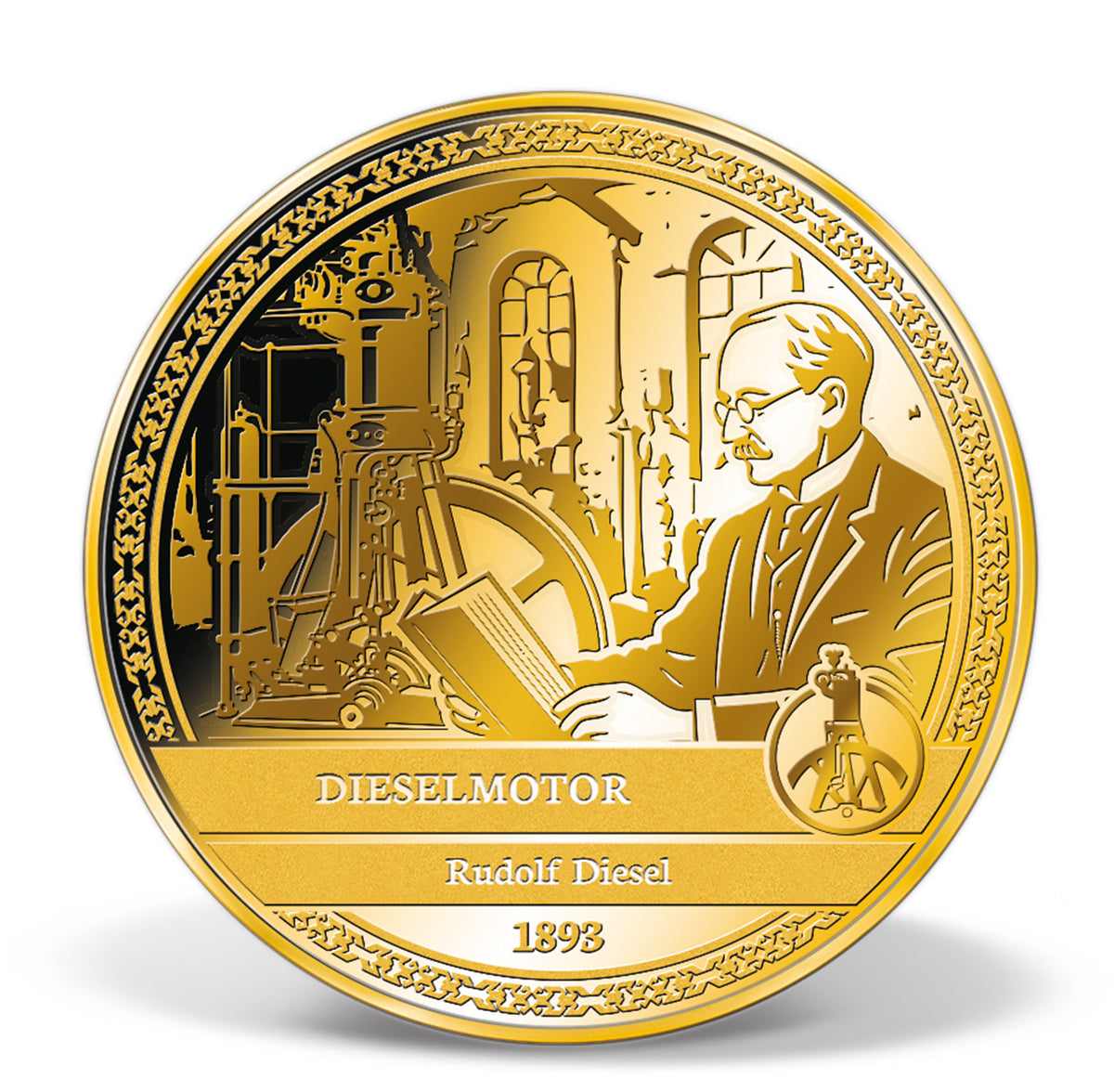 Produktbild von 6er 1/200 Unze Feingold-Münzen Komplett-Set 'Deutscher Erfindergeist'