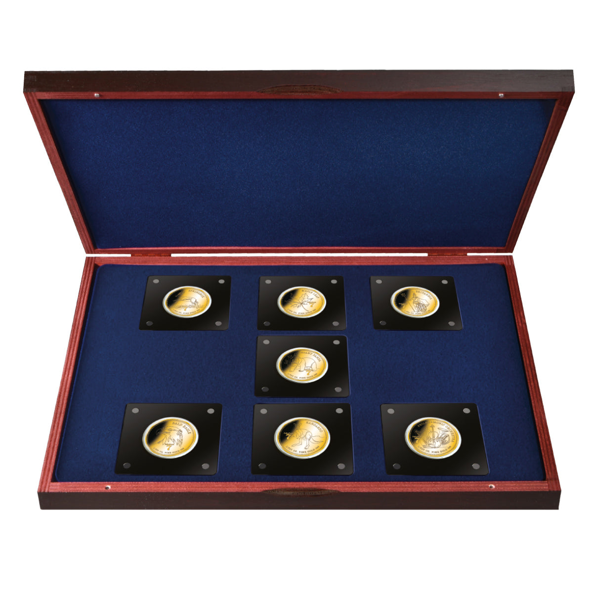 Produktbild von 7er 1/500 Unze Feingold-Münzen-Set 'Fabulous Seven'