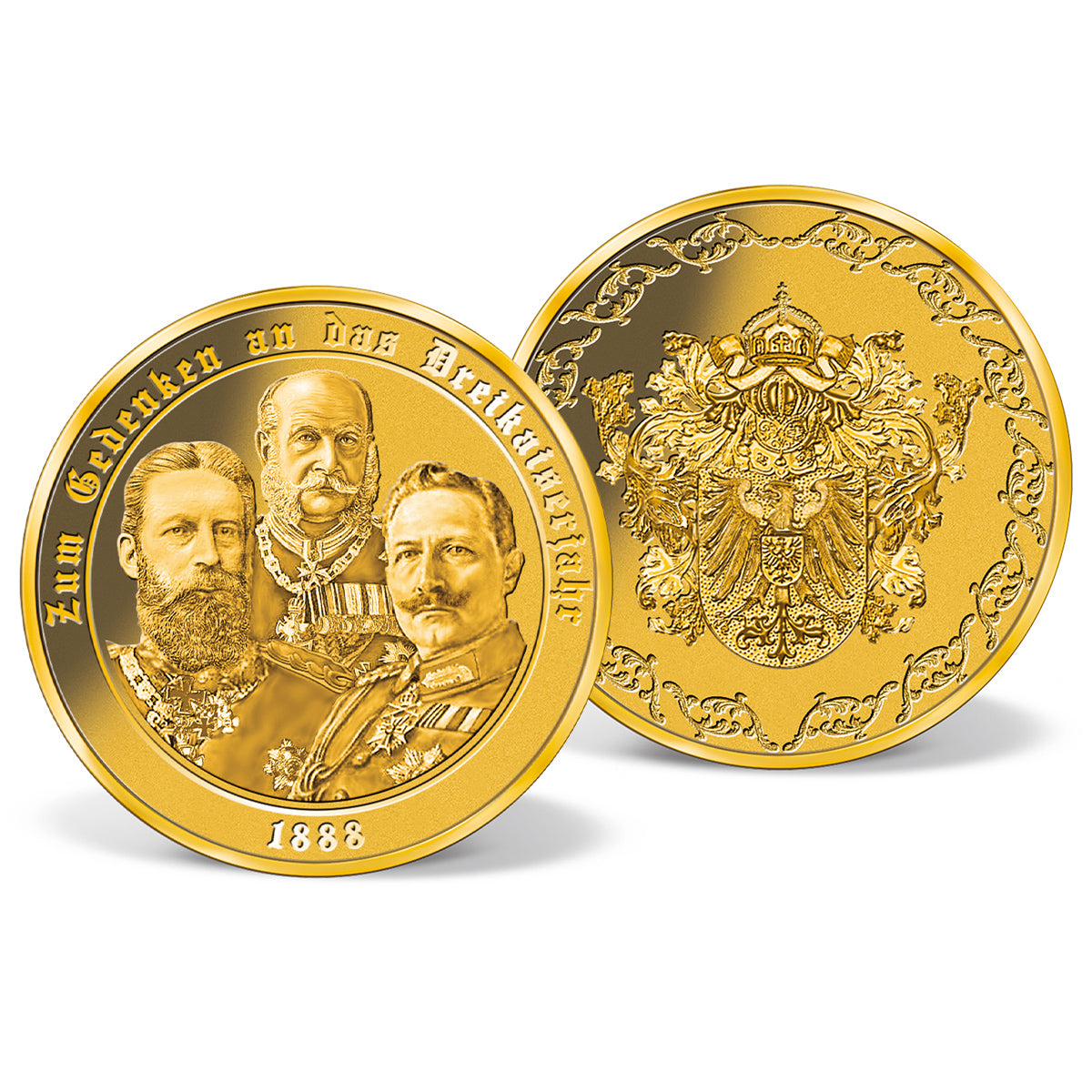 Produktbild von 1/200 Unze Feingold-Prägung 'Dreikaiserjahr'