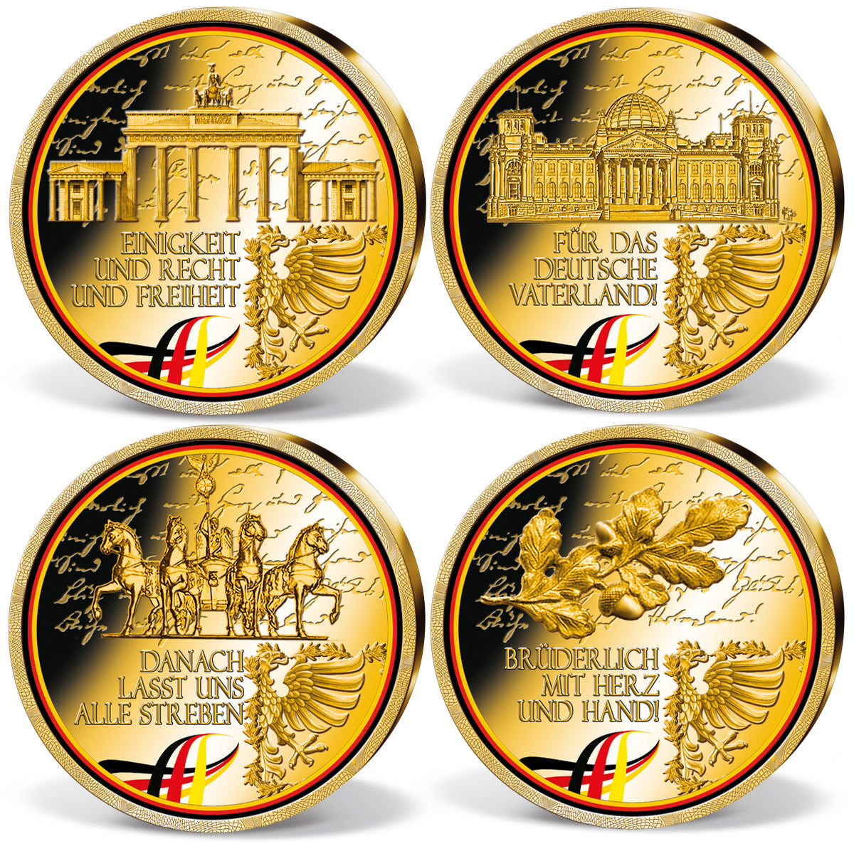 Produktbild von 24er Komplett-Set 'Deutsche National Hymne'