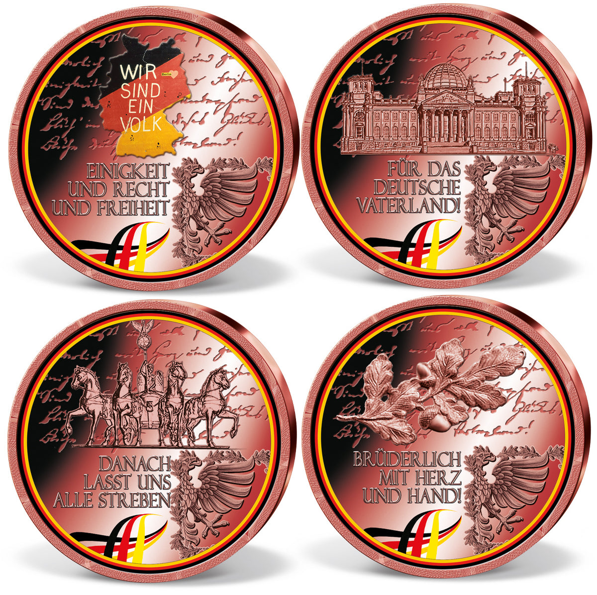 Produktbild von 24er Komplett-Set 'Deutsche National Hymne'