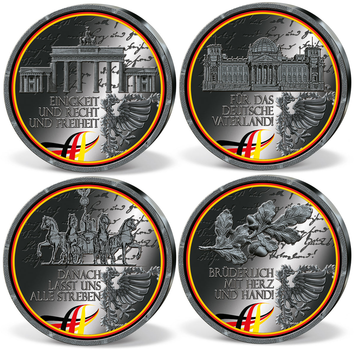 Produktbild von 24er Komplett-Set 'Deutsche National Hymne'