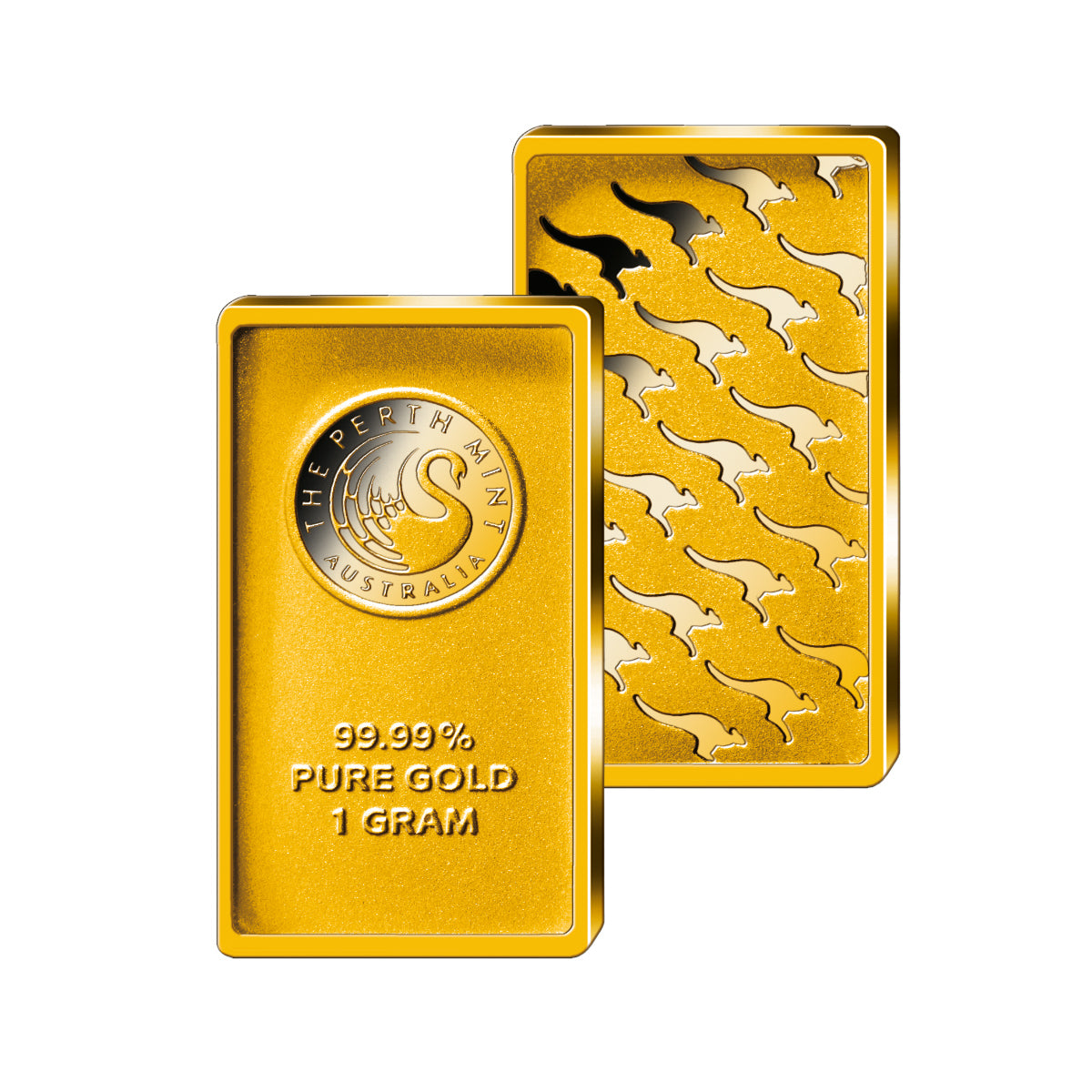 Produktbild von 1g Goldbarren Perth Mint - Känguru