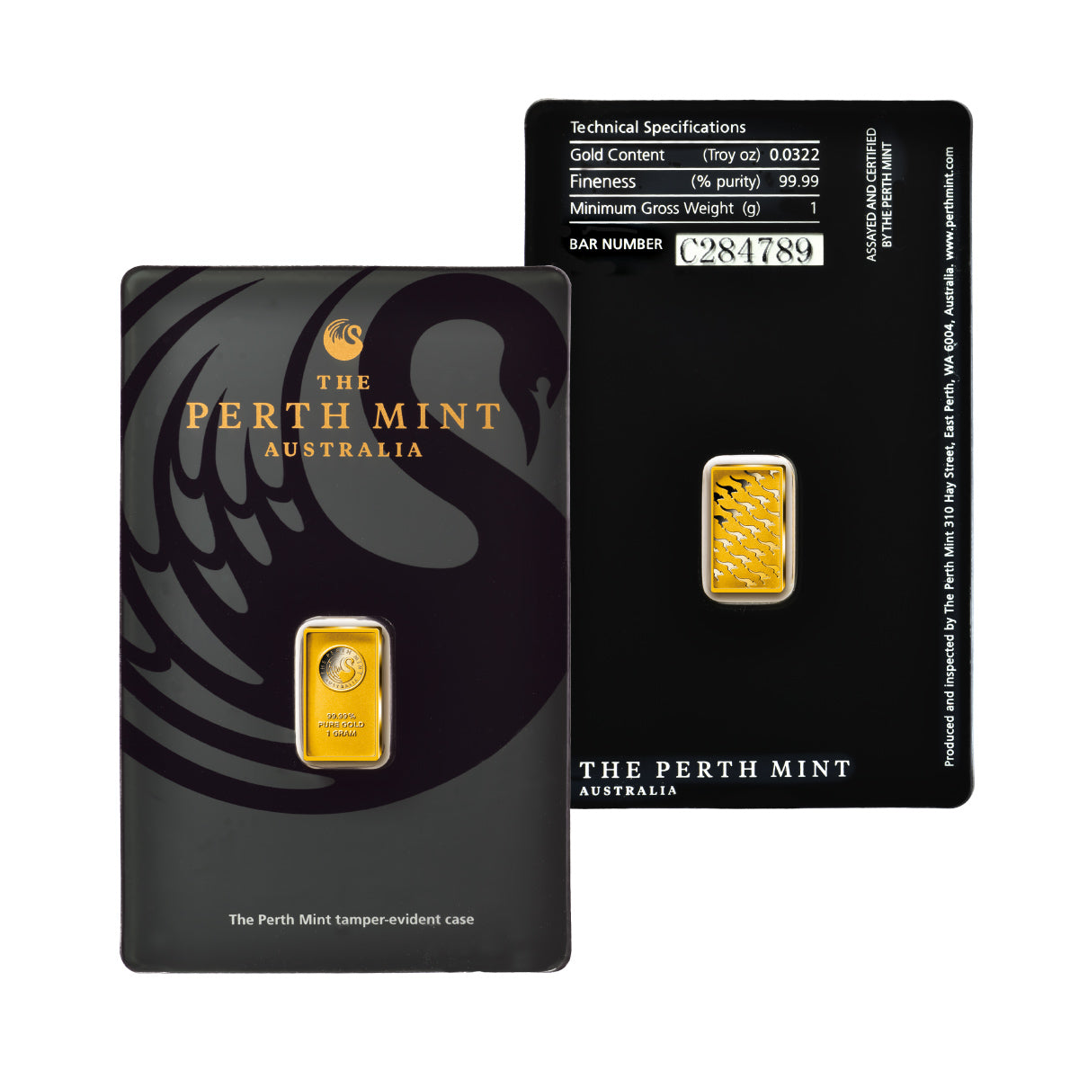 Produktbild von 1g Goldbarren Perth Mint - Känguru