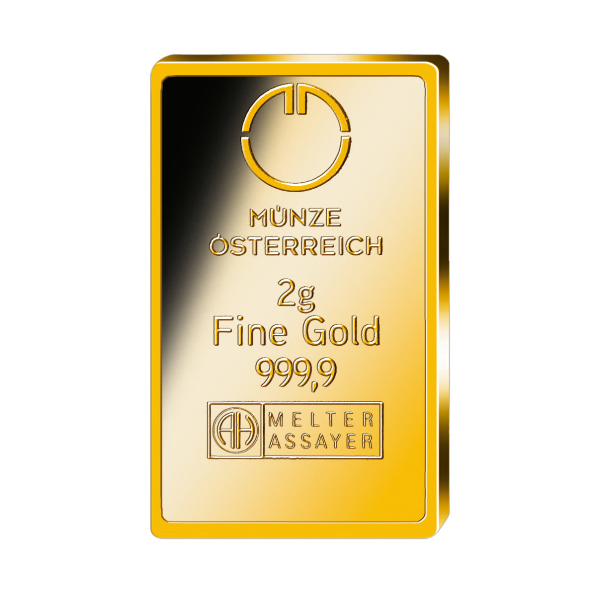 Produktbild von 2g Goldbarren Münze Österreich