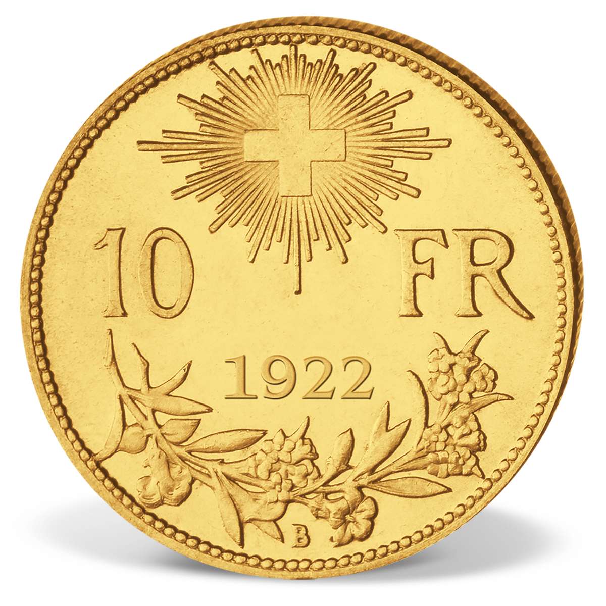 Produktbild von 7er Goldmünzen-Komplett-Set '10 Franken Vreneli 1911-1922'