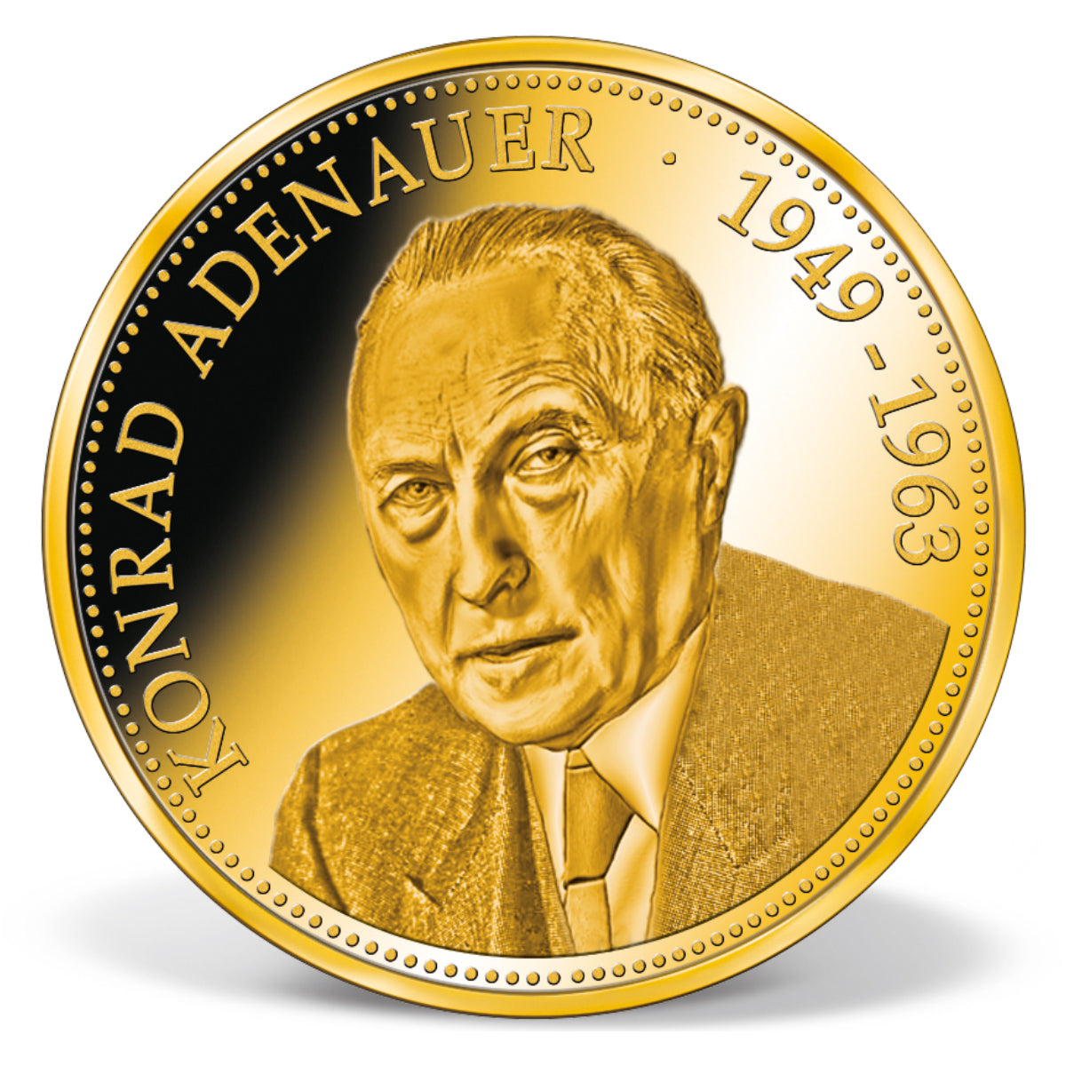 Produktbild von 1/500 Unze Feingold-Prägung 'Konrad Adenauer'