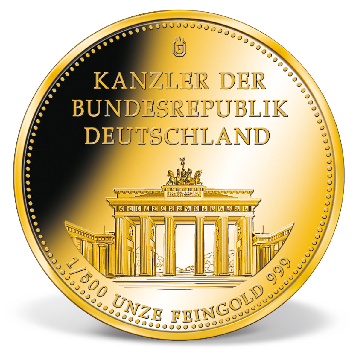 Produktbild von 1/500 Unze Feingold-Prägung 'Konrad Adenauer'