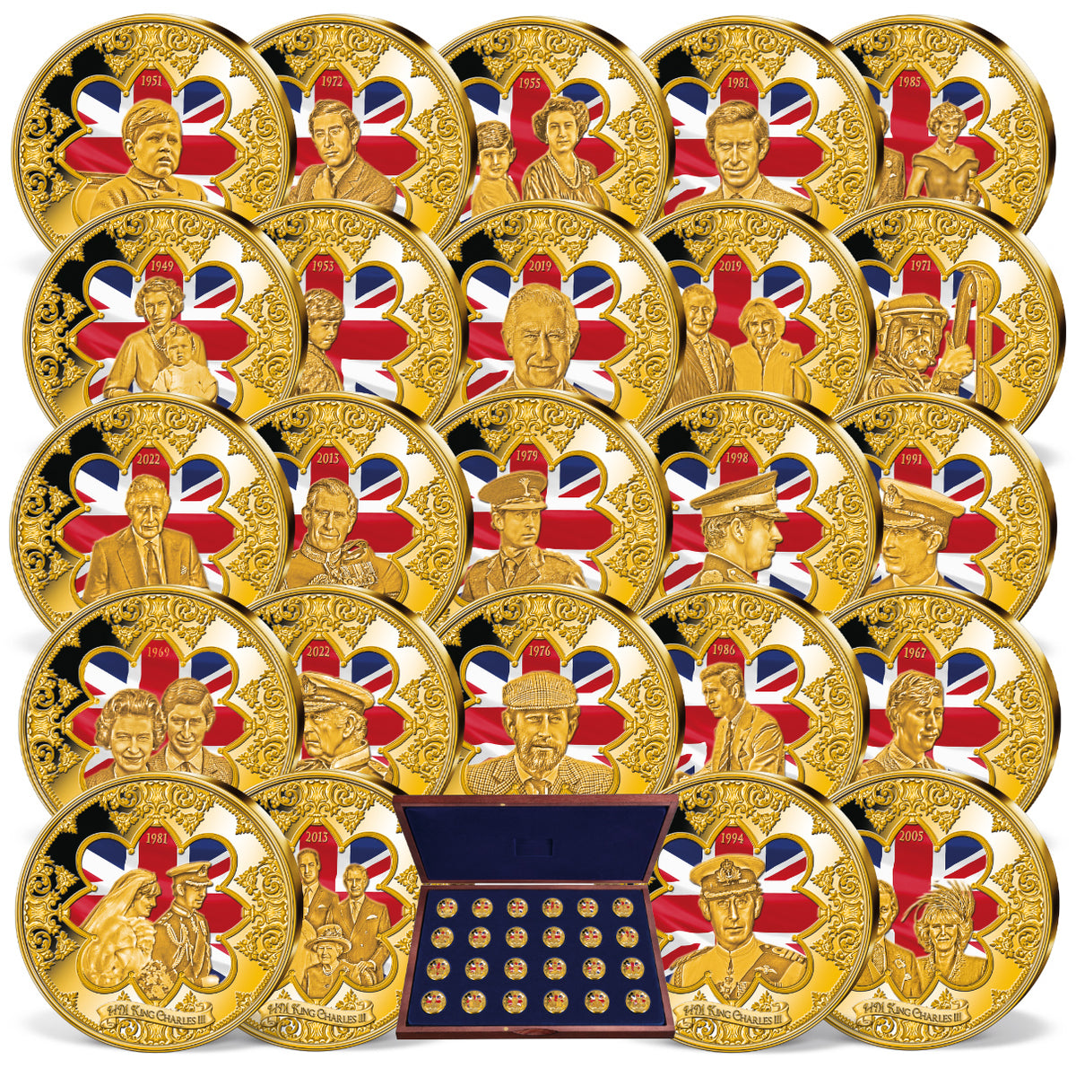 Produktbild von 24er Komplett-Set 'Charles III'