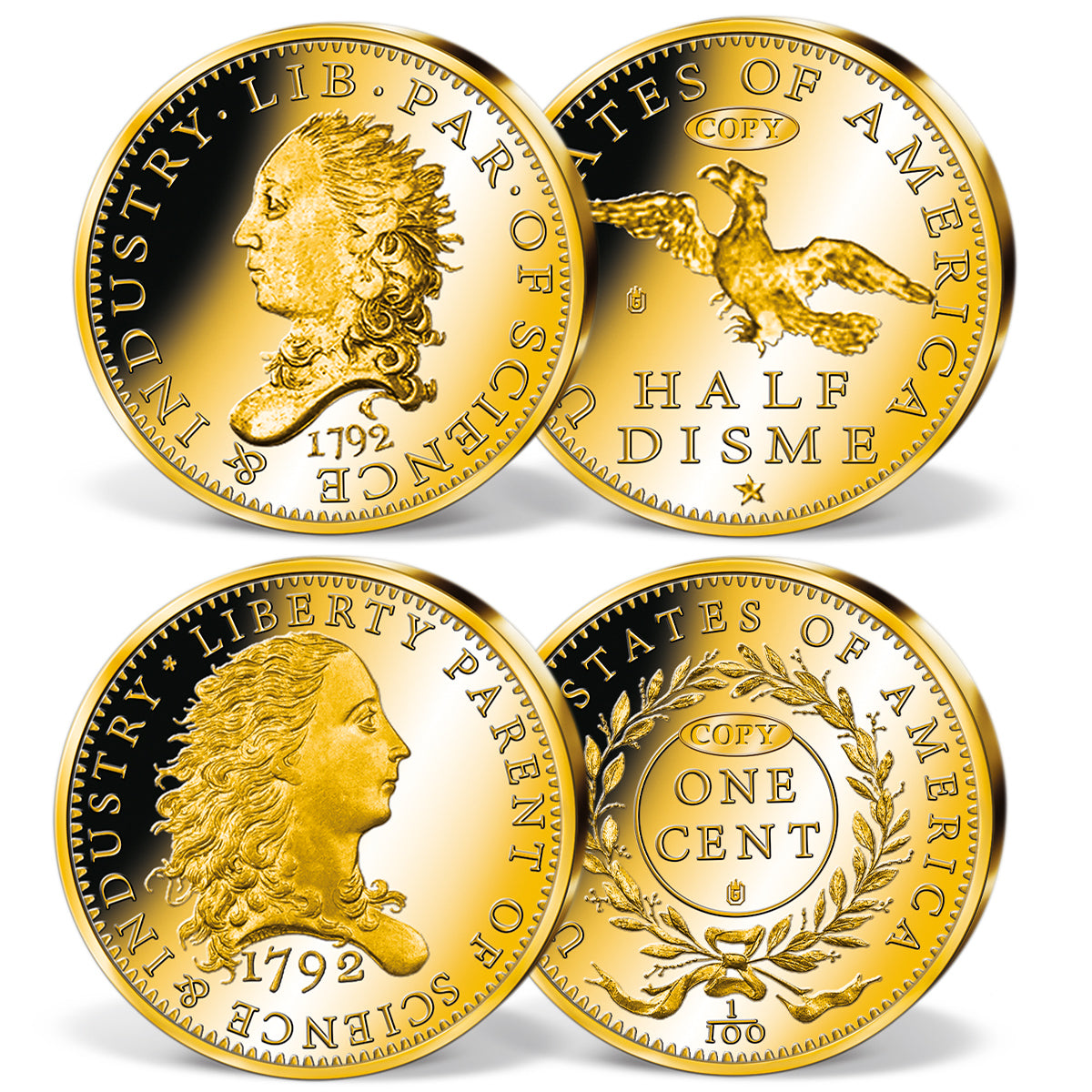 Produktbild von 24er Komplett-Set 'Die teuersten Münzen der Welt'