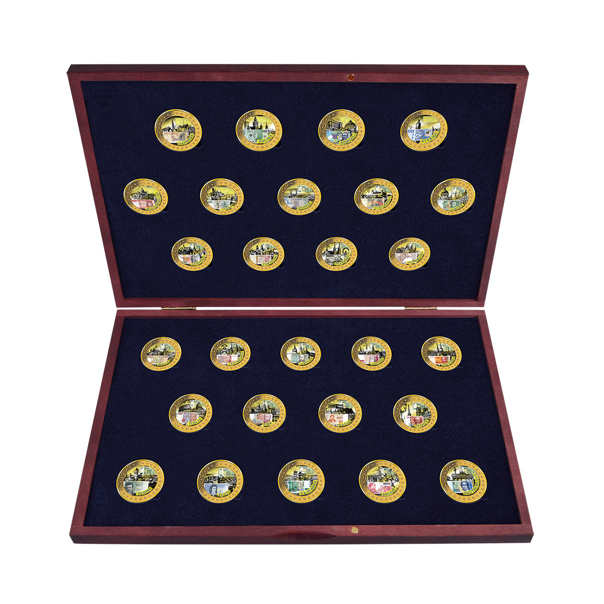 Produktbild von 27er Komplett-Set '25 Jahre Euro Jubiläums-Edition'