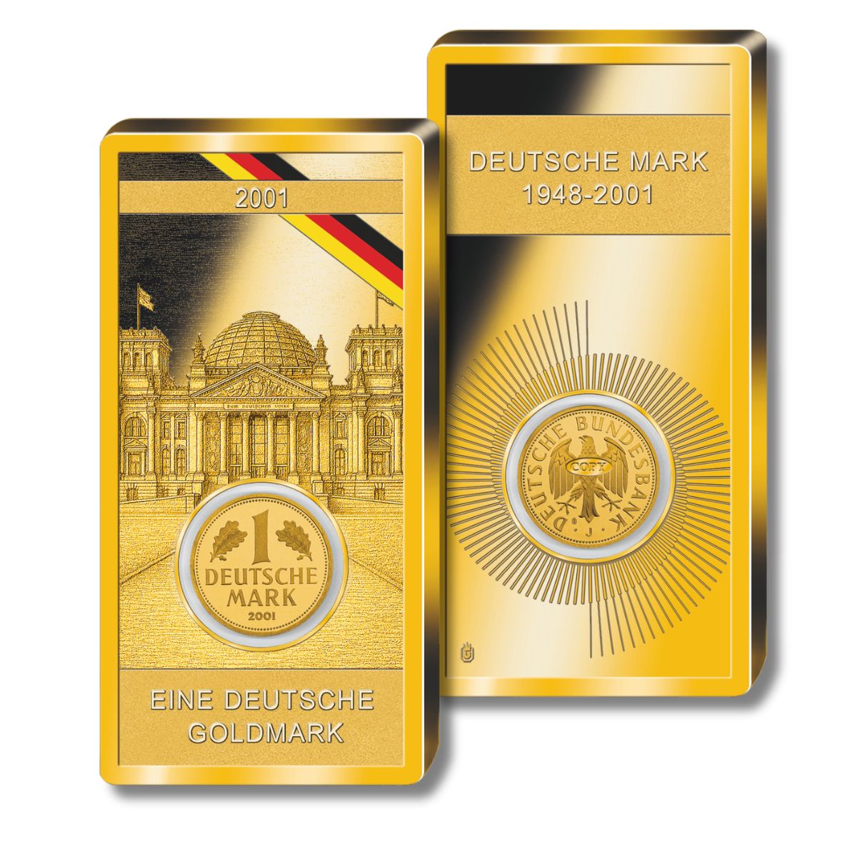 Produktbild von XXXL-Barren "Goldmark 2001"