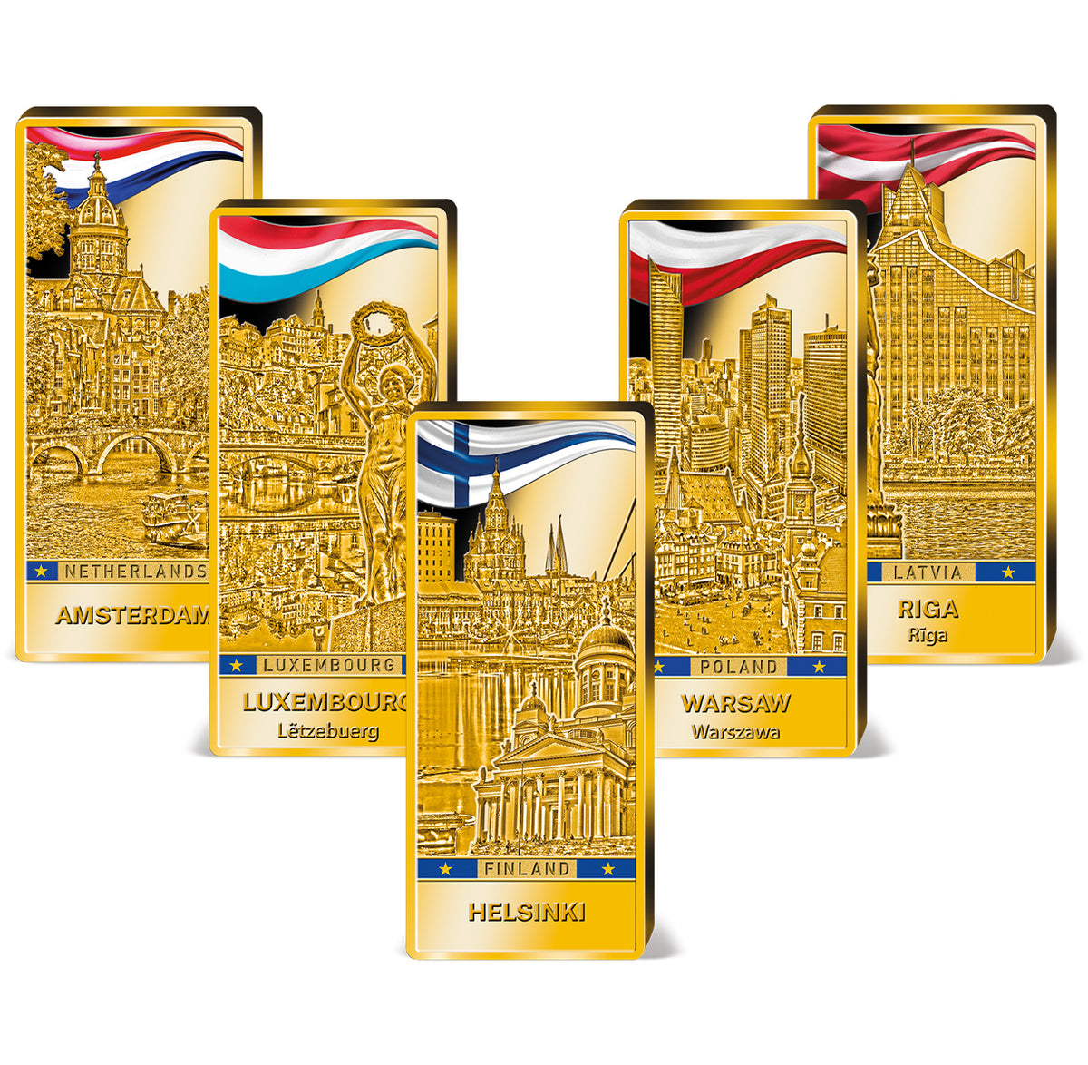 Produktbild von 27er Komplett-Set 'EU Hauptstädte'