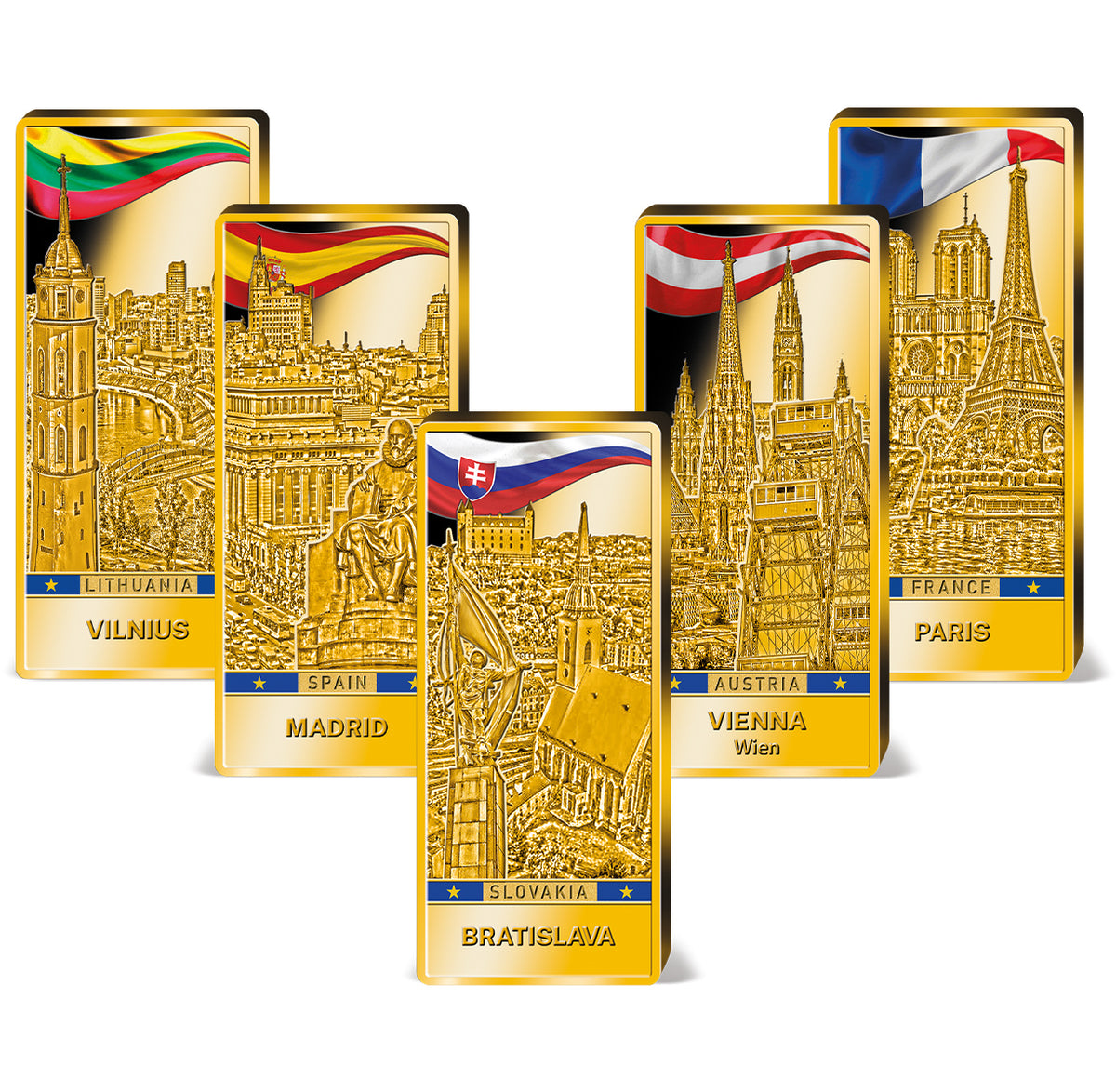 Produktbild von 27er Komplett-Set 'EU Hauptstädte'