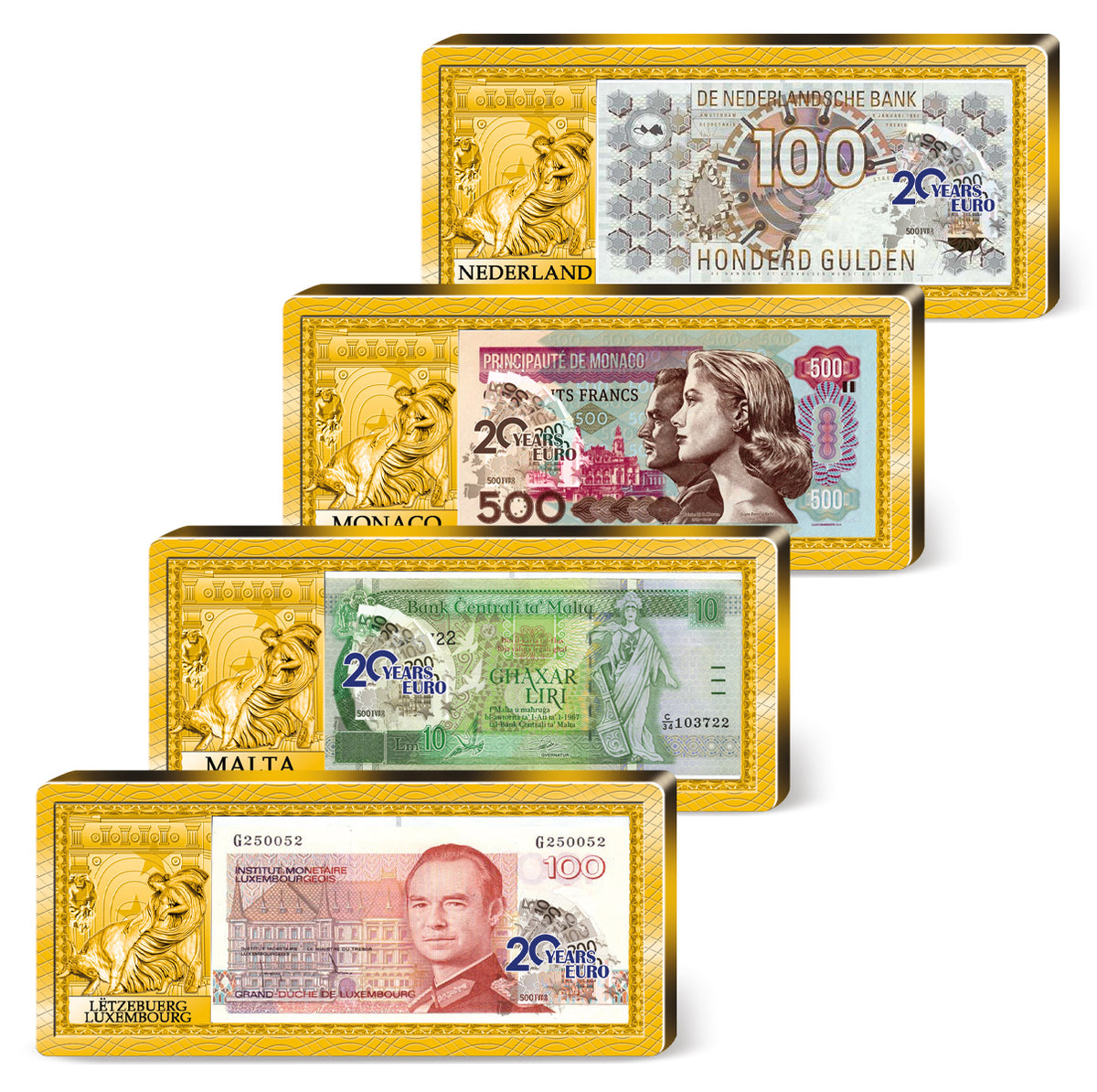 Produktbild von 24er Komplett-Set 'Europas Währung im Wandel'