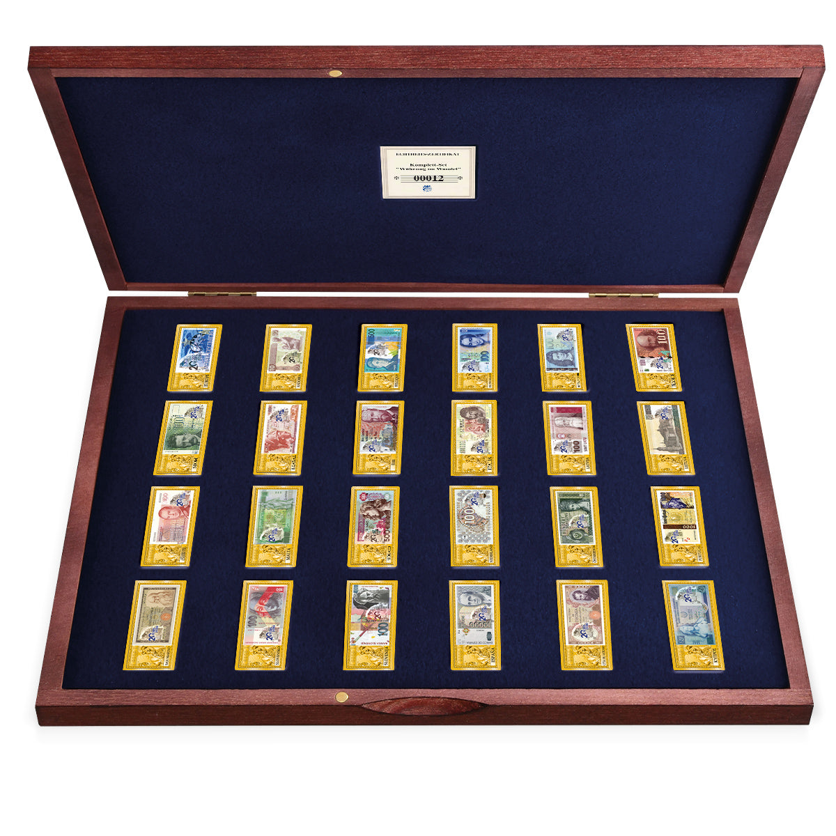 Produktbild von 24er Komplett-Set 'Europas Währung im Wandel'