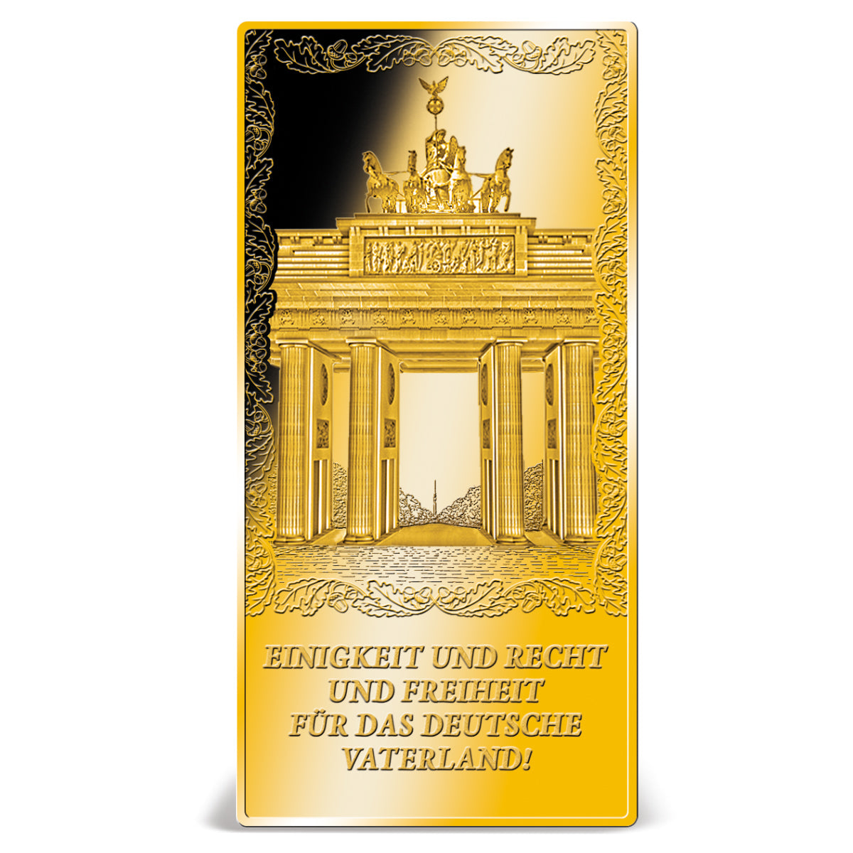 Produktbild von 1/200 Unze Feingold-Barren 'Einigkeit, Recht & Freieheit'