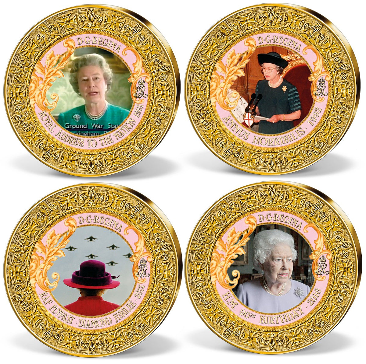 Produktbild von 24er Komplett-Set 'Queen Elizabeth - Momente der Herrschaft'