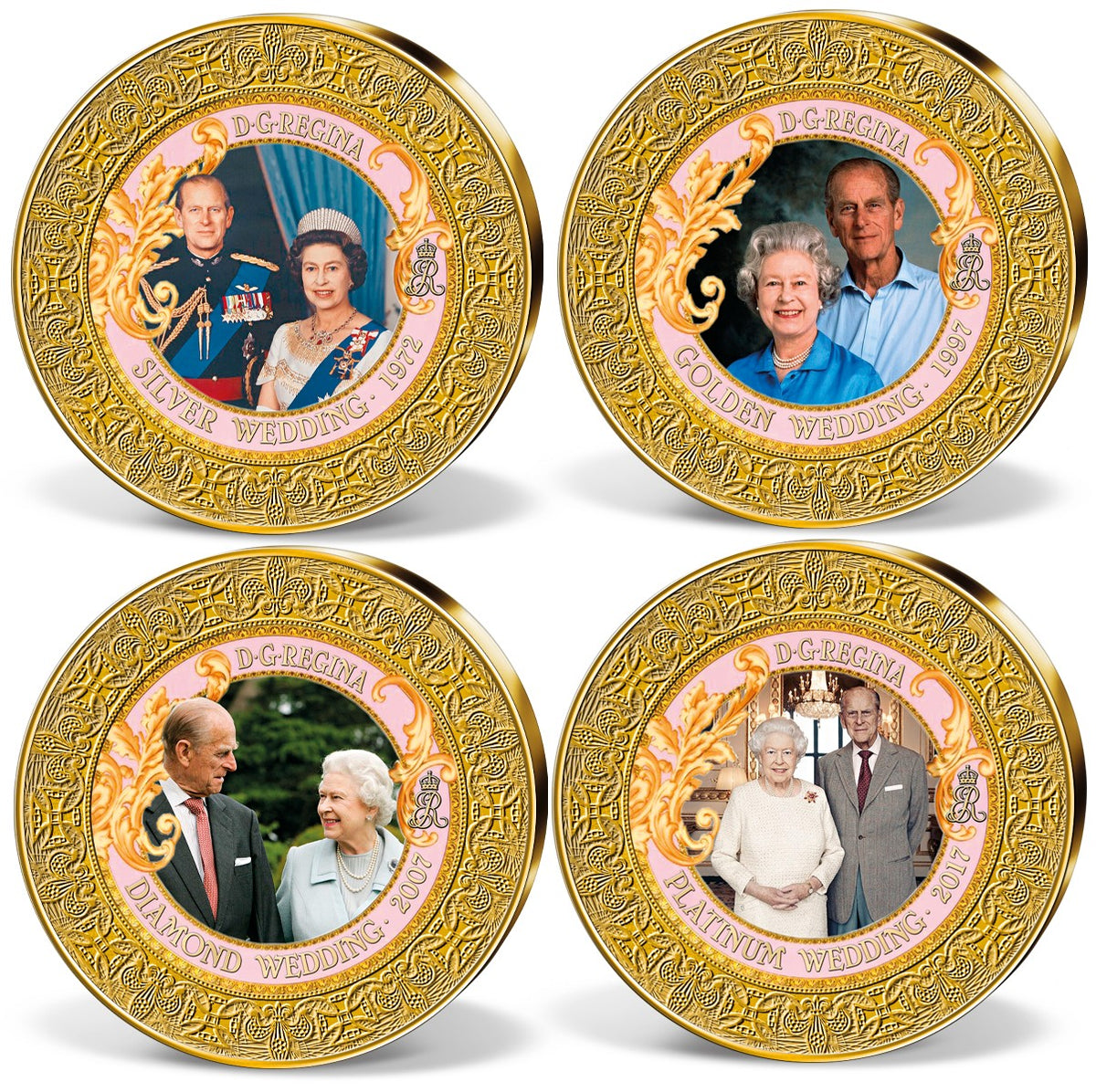 Produktbild von 24er Komplett-Set 'Queen Elizabeth - Momente der Herrschaft'