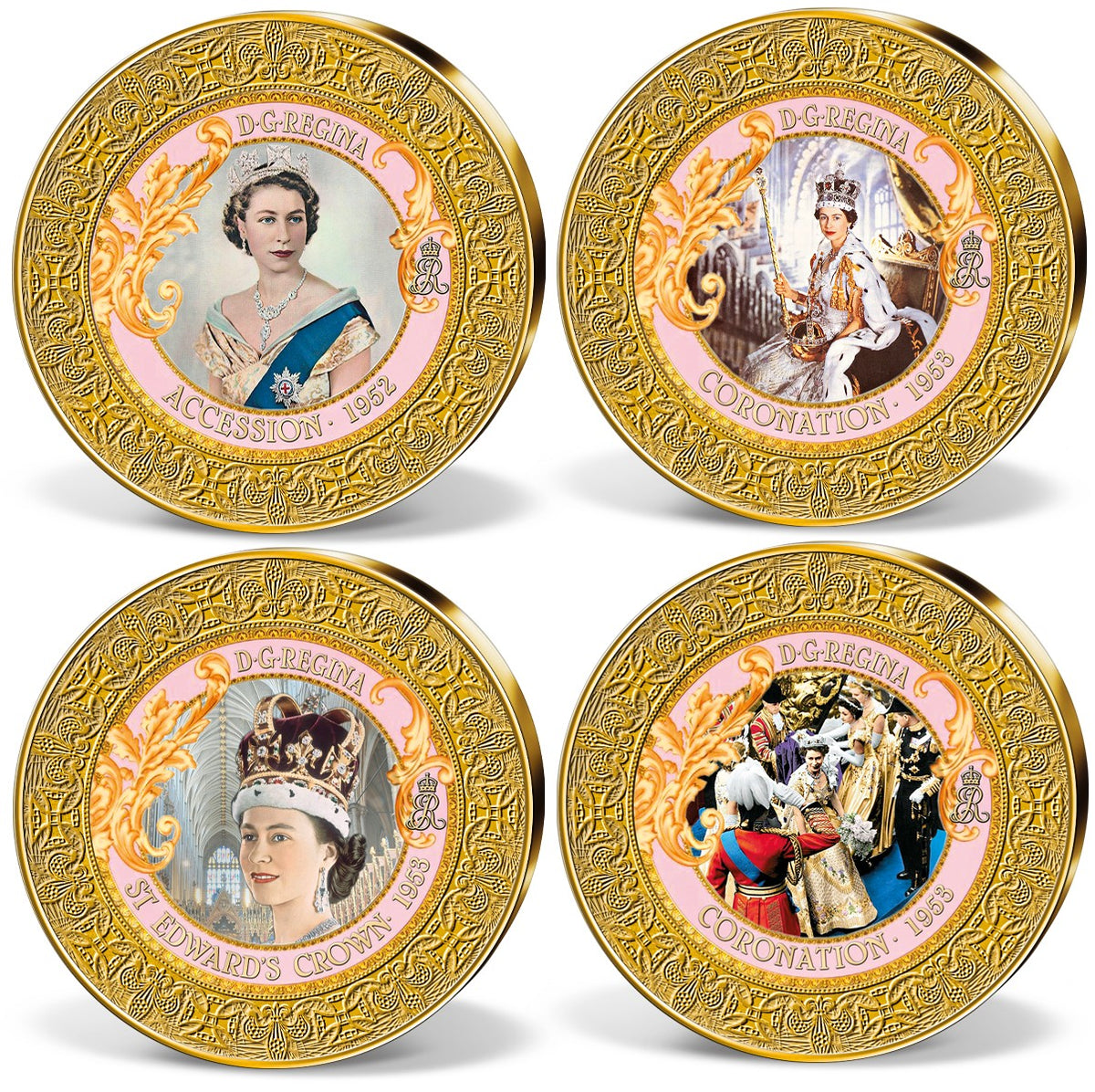 Produktbild von 24er Komplett-Set 'Queen Elizabeth - Momente der Herrschaft'