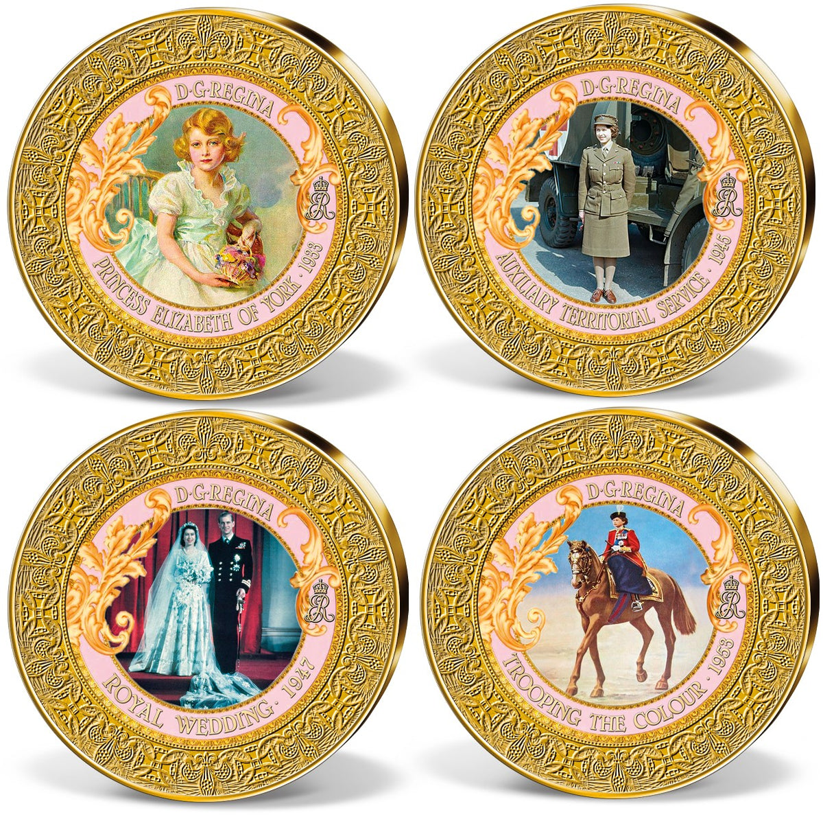 Produktbild von 24er Komplett-Set 'Queen Elizabeth - Momente der Herrschaft'