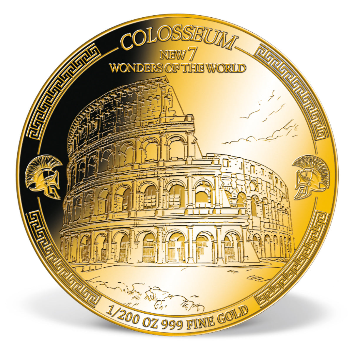 Produktbild von 7er 1/200 oz Feingold-Münzen-Set 'Weltwunder der Moderne'