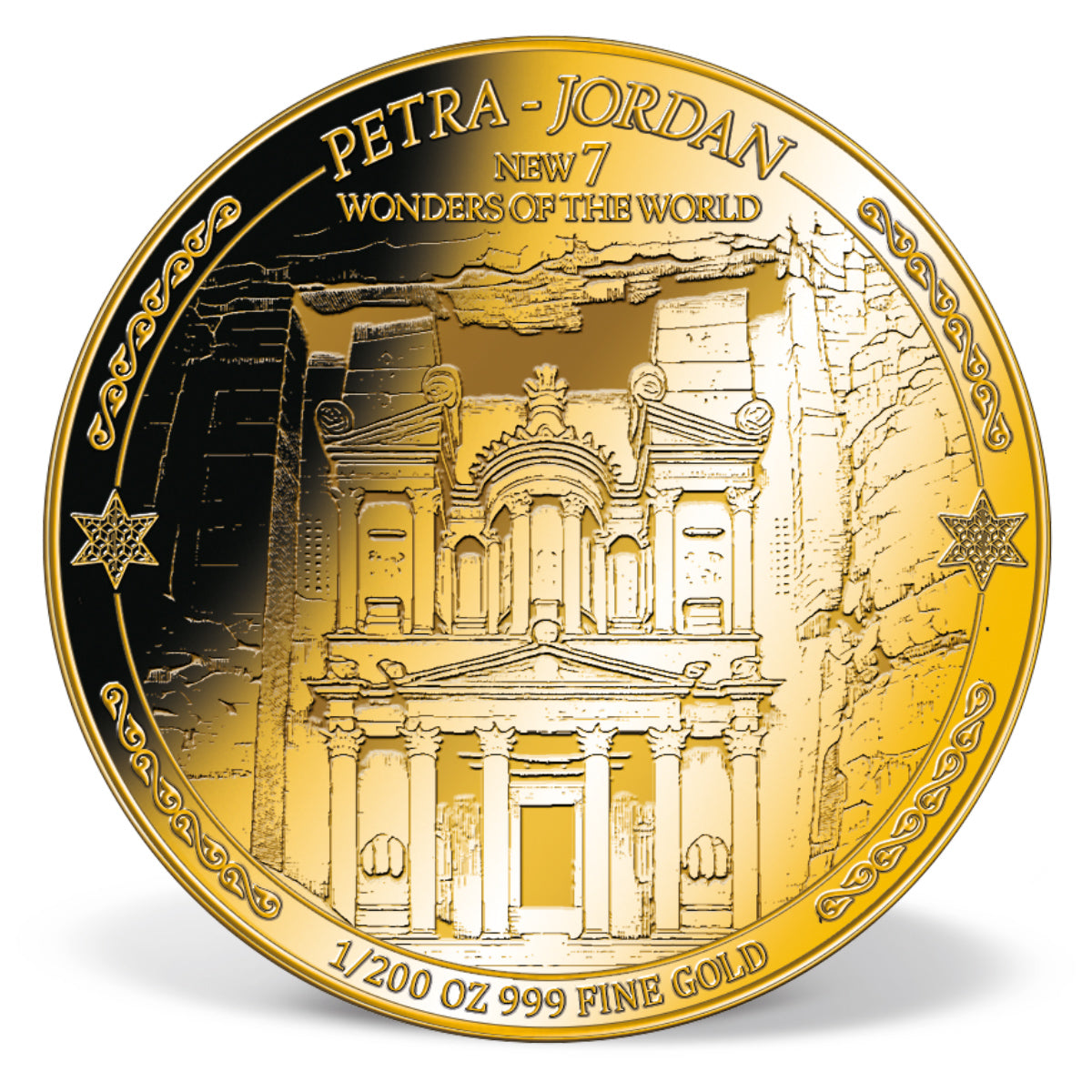 Produktbild von 7er 1/200 oz Feingold-Münzen-Set 'Weltwunder der Moderne'