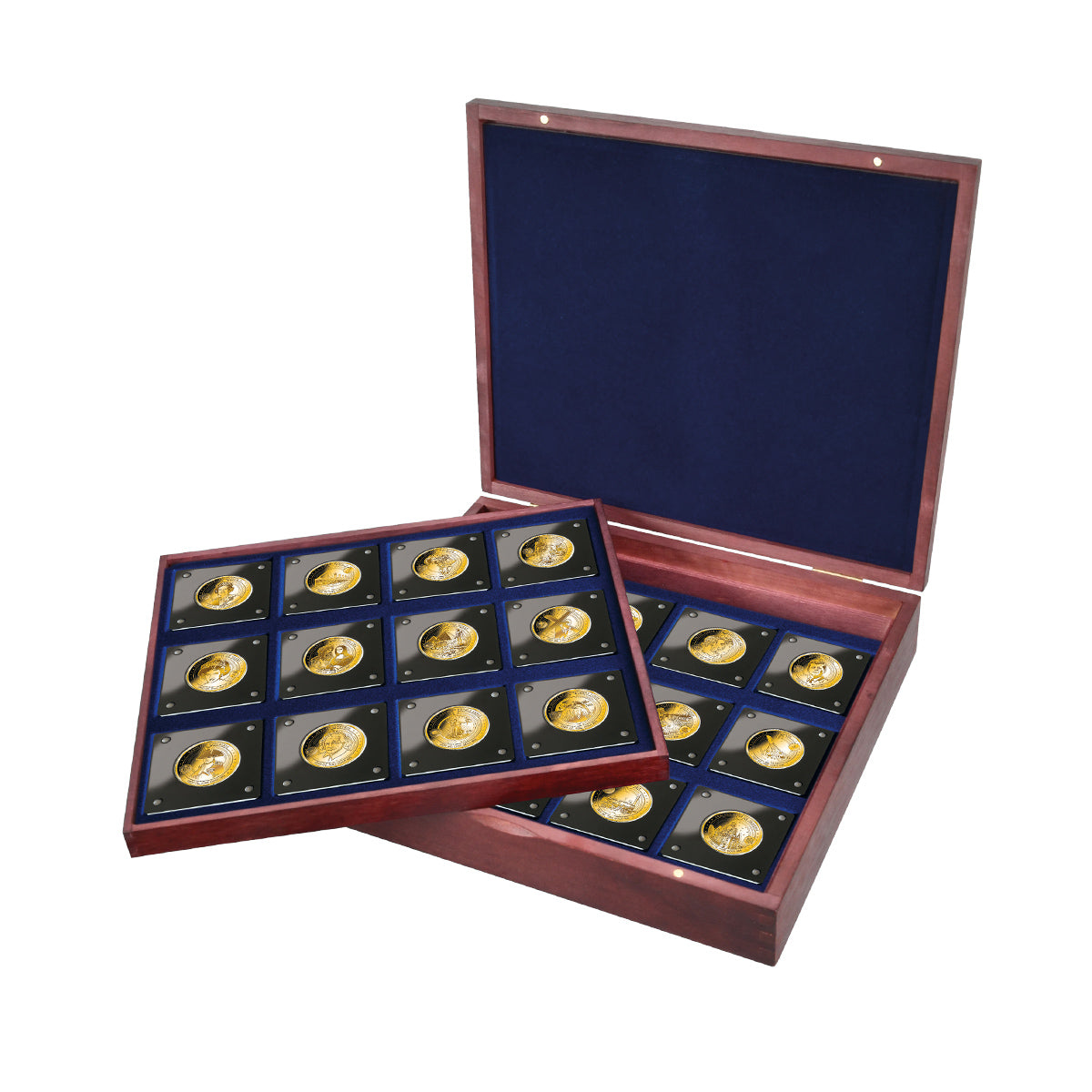 Produktbild von 24er 1/500 oz Feingold-Set 'Höhepunkte der Geschichte'