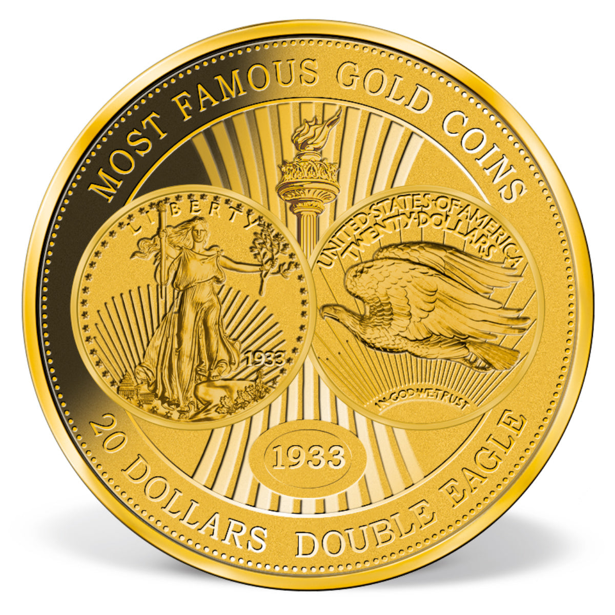 Produktbild von 1/200 Unze Feingold-Münze '20 Dollars Double Eagle'