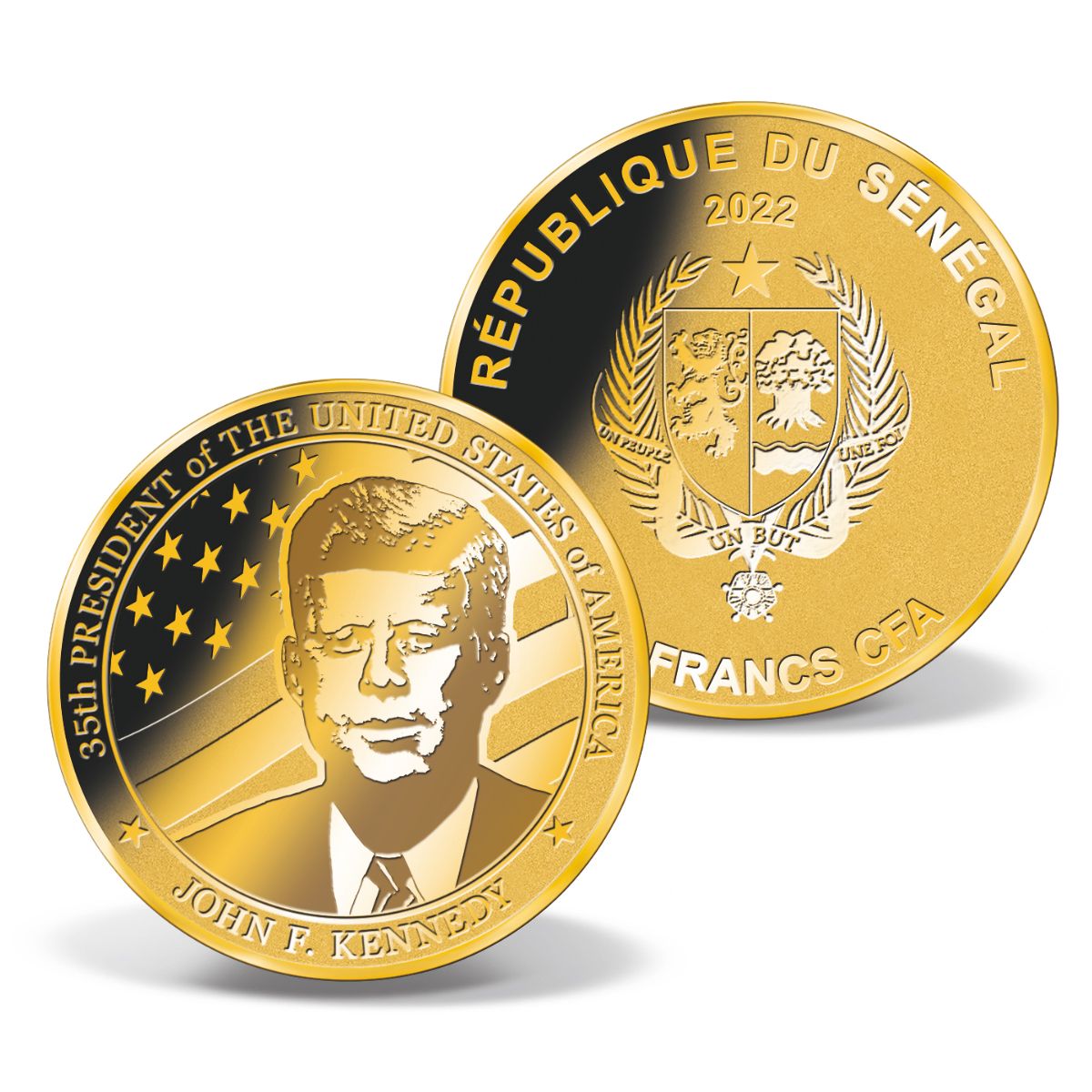 Produktbild von 1/200 Unze Feingold-Münze 'John F. Kennedy'