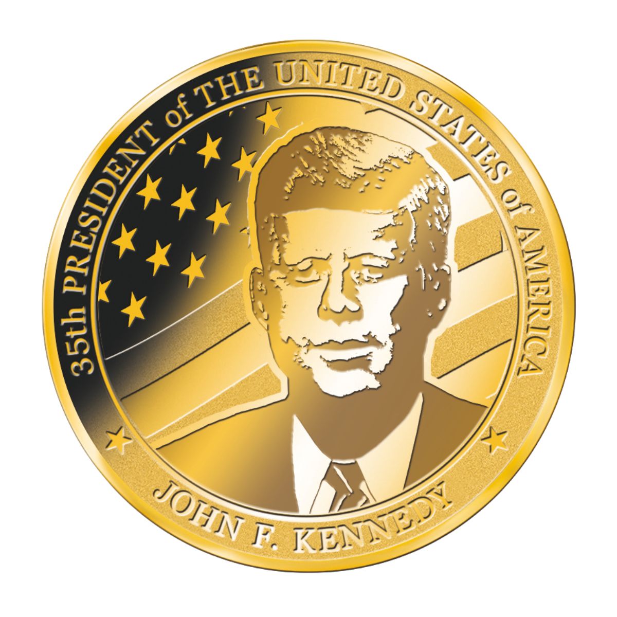 Produktbild von 1/200 Unze Feingold-Münze 'John F. Kennedy'