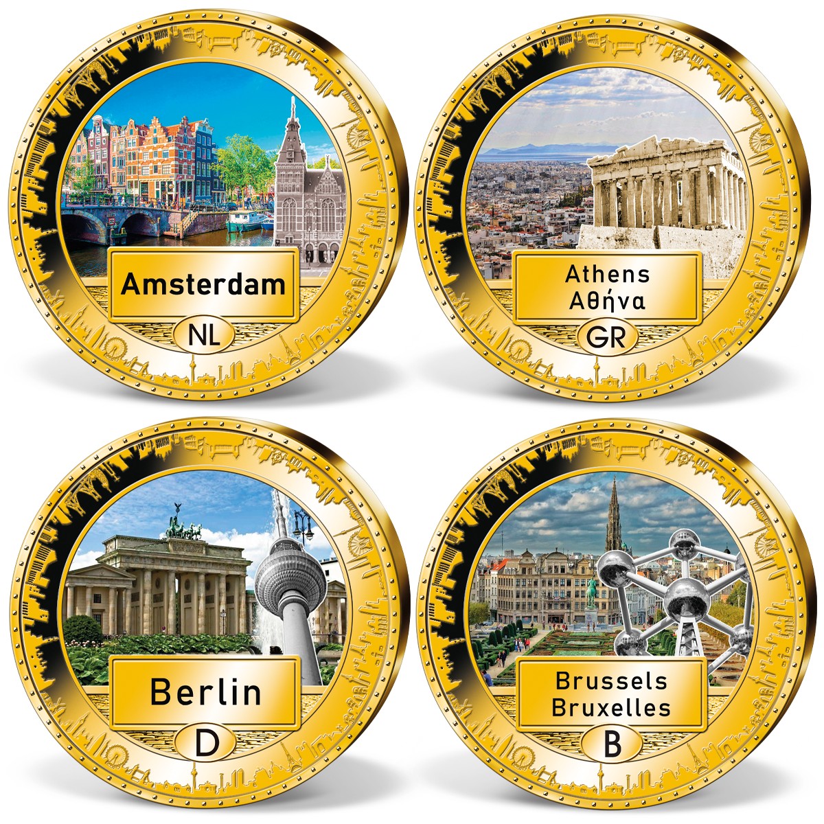 Produktbild von 28er Komplett-Set 'Hauptstädte Europas'