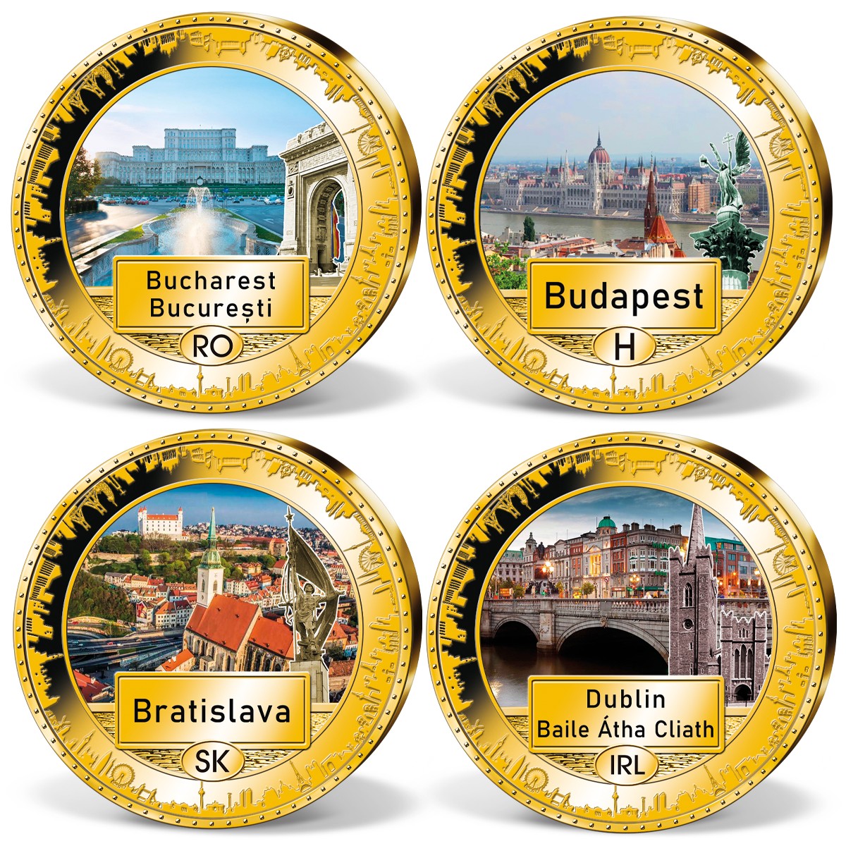 Produktbild von 28er Komplett-Set 'Hauptstädte Europas'
