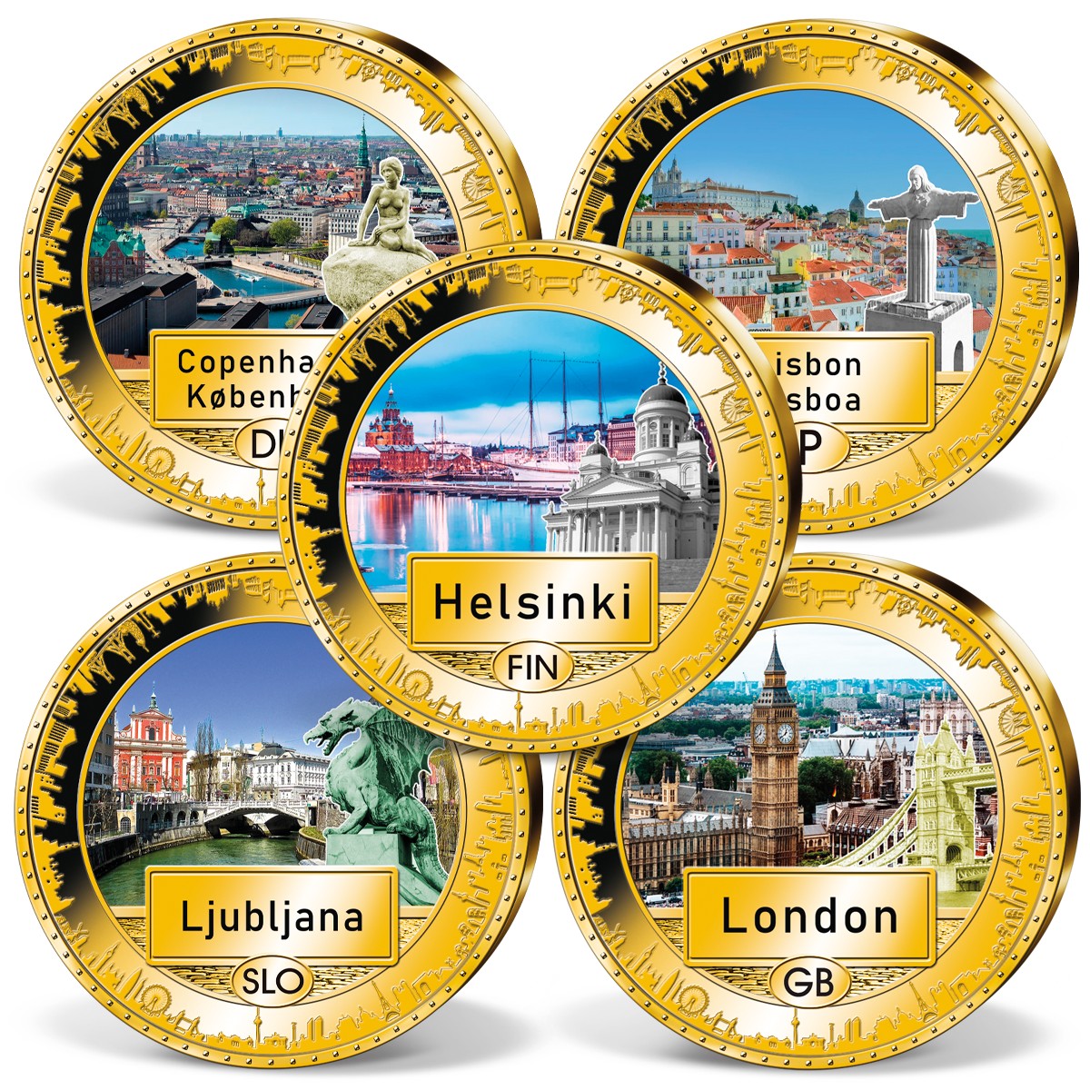 Produktbild von 28er Komplett-Set 'Hauptstädte Europas'