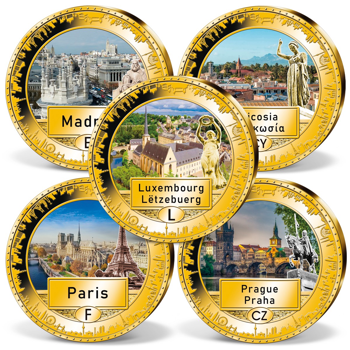 Produktbild von 28er Komplett-Set 'Hauptstädte Europas'