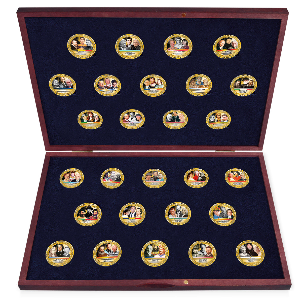 Produktbild von 27er Komplett-Set 'Berühmte Europäer'