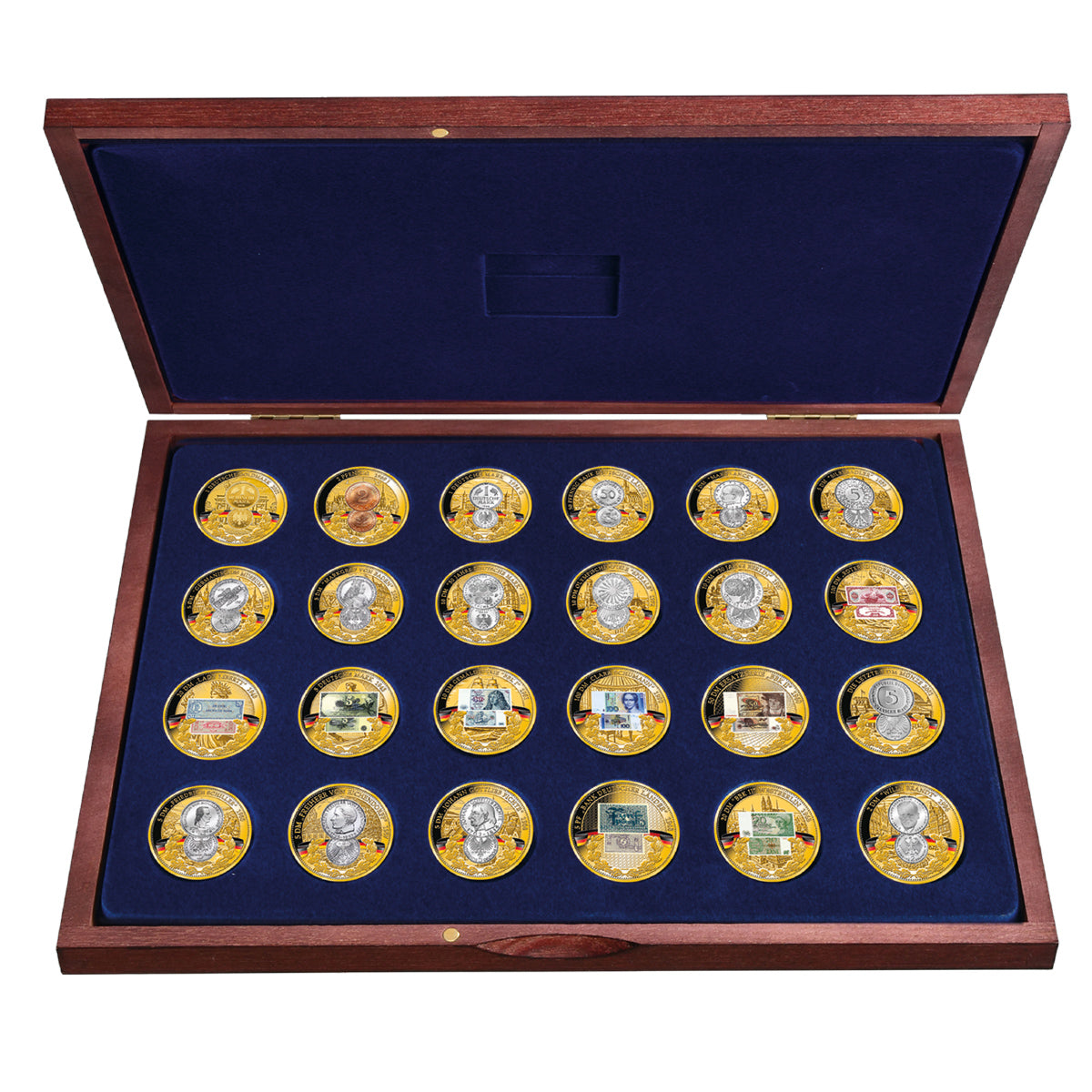 Produktbild von 24er Komplett-Set '75 Jahre Deutsche Mark'