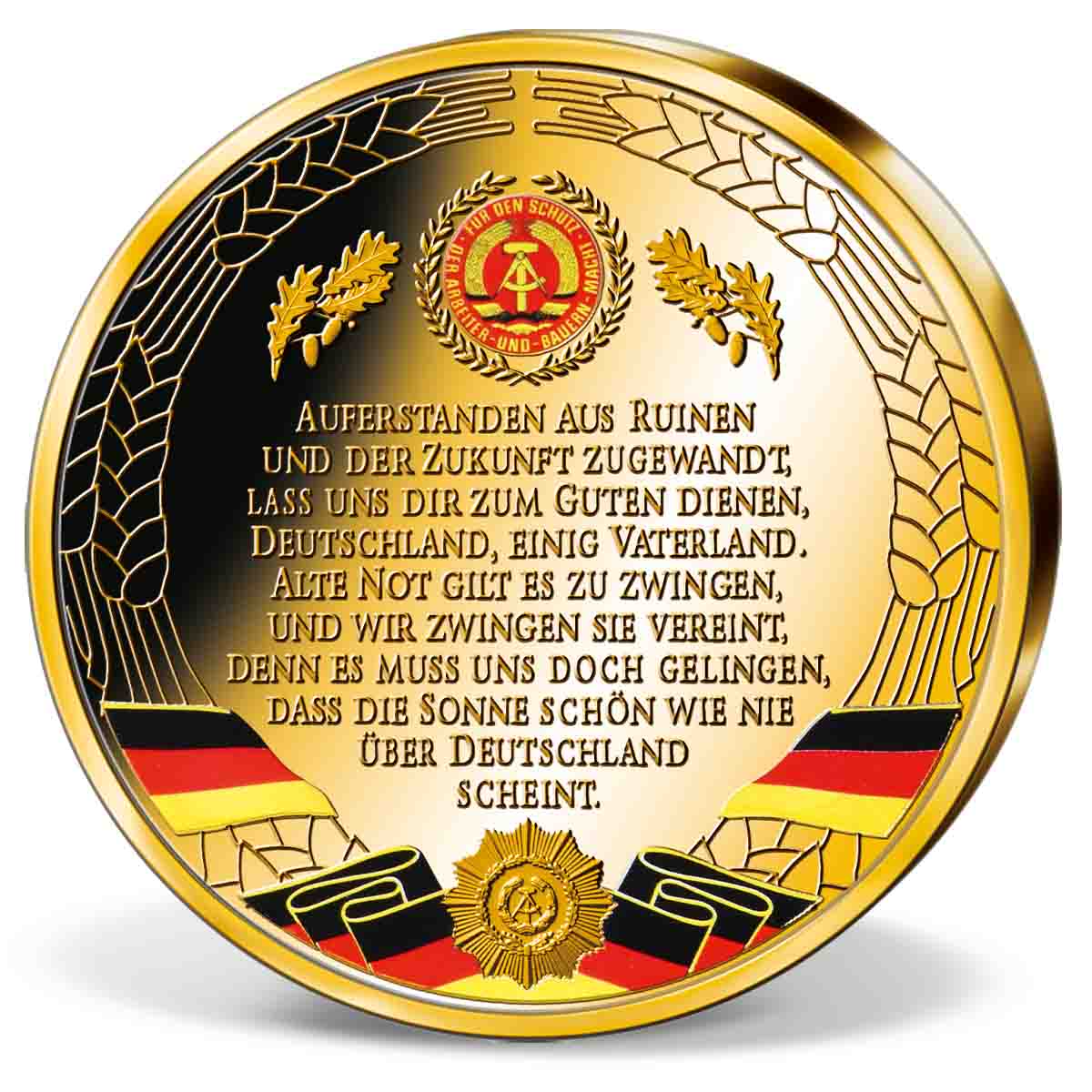 Produktbild von 3er Komplett-Set Gigantenprägungen 'Die Nationalhyme der DDR'