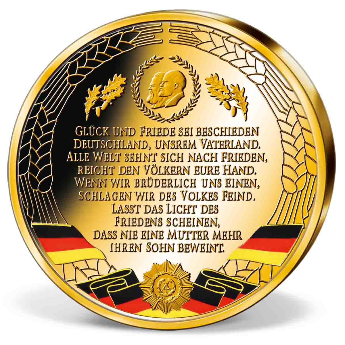 Produktbild von 3er Komplett-Set Gigantenprägungen 'Die Nationalhyme der DDR'